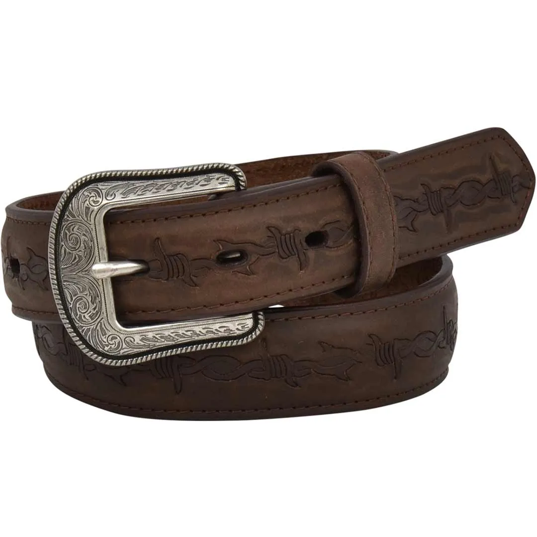 3-D Belt Company Boys' Barbed Wire Embossed Belt