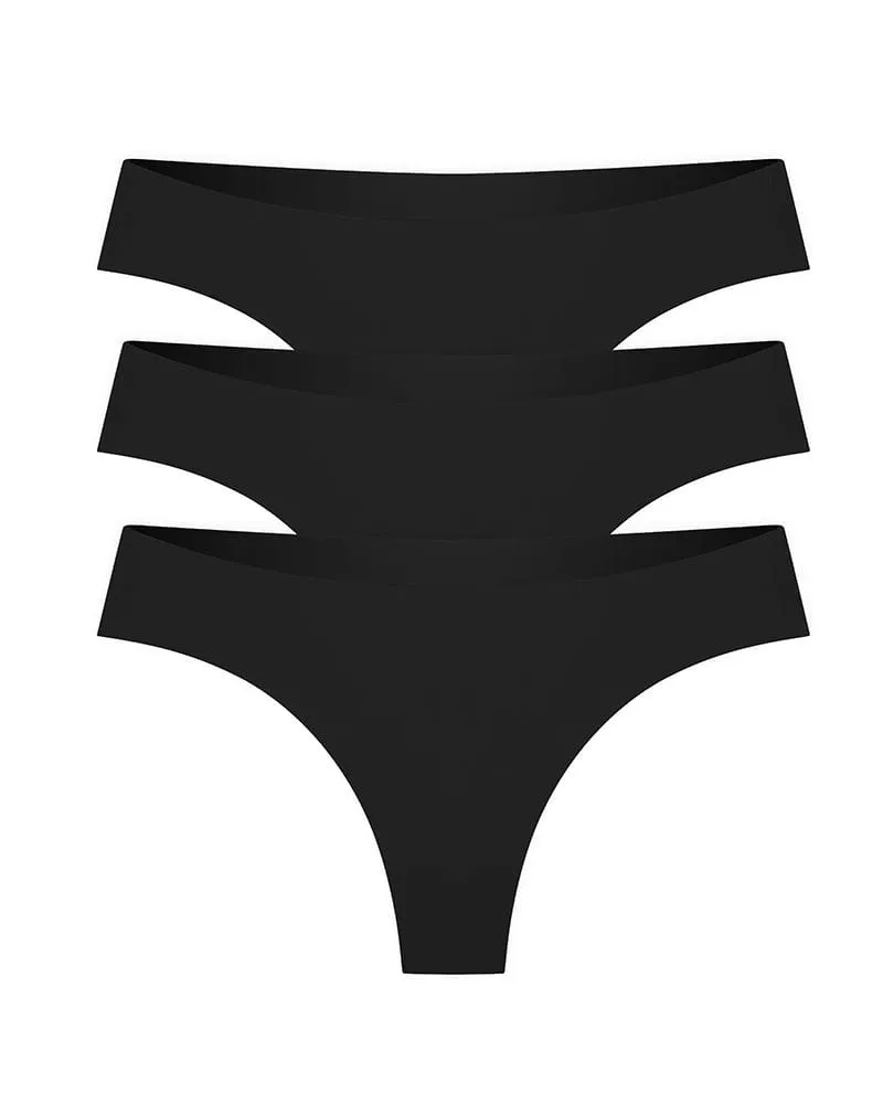 3-Pack Seamless Stretch Thong