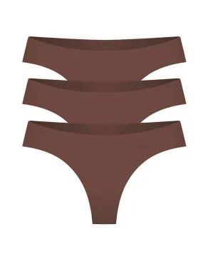 3-Pack Seamless Stretch Thong