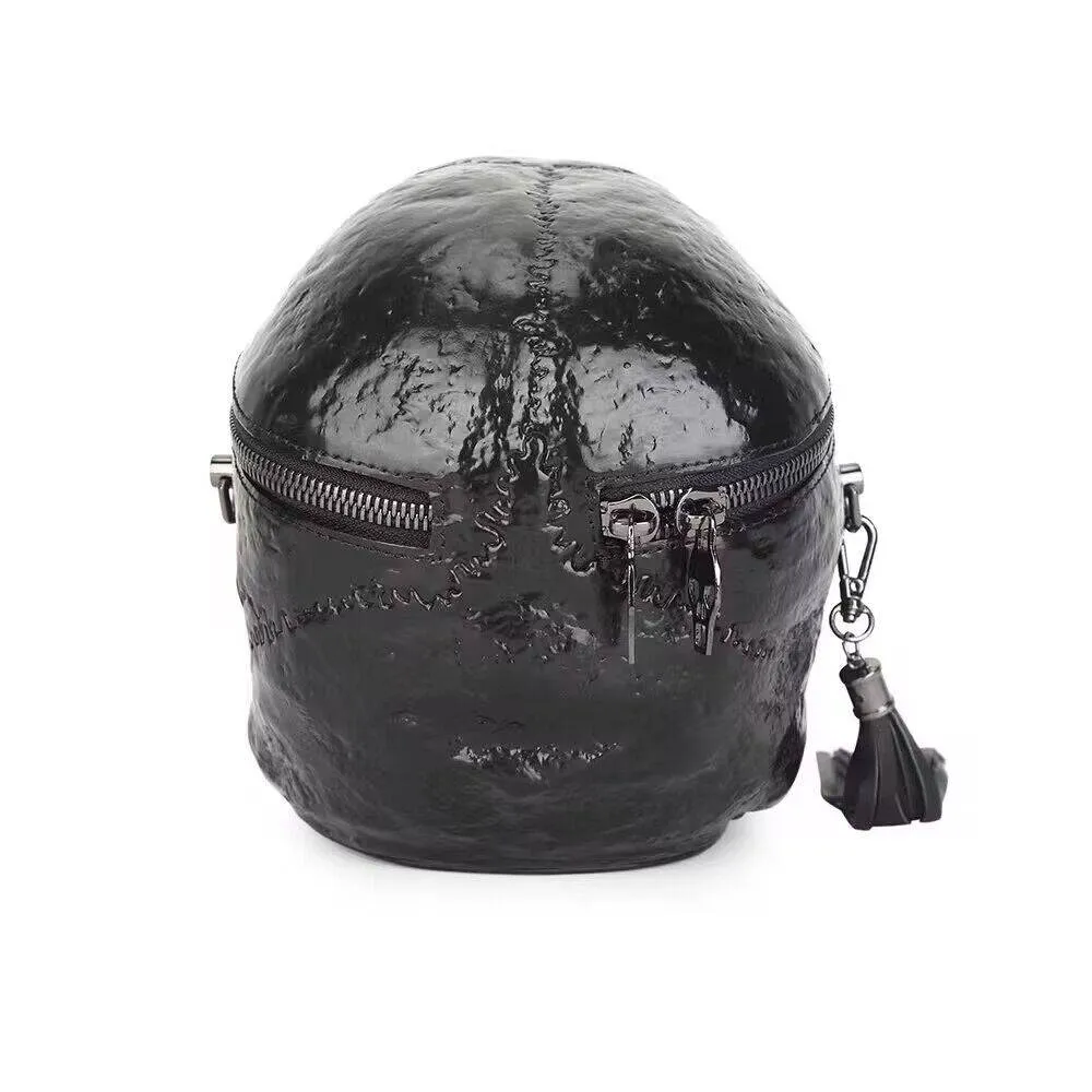 3D Bags Black Skull Cross Body Shoulder Bag Mini Handle Handbags