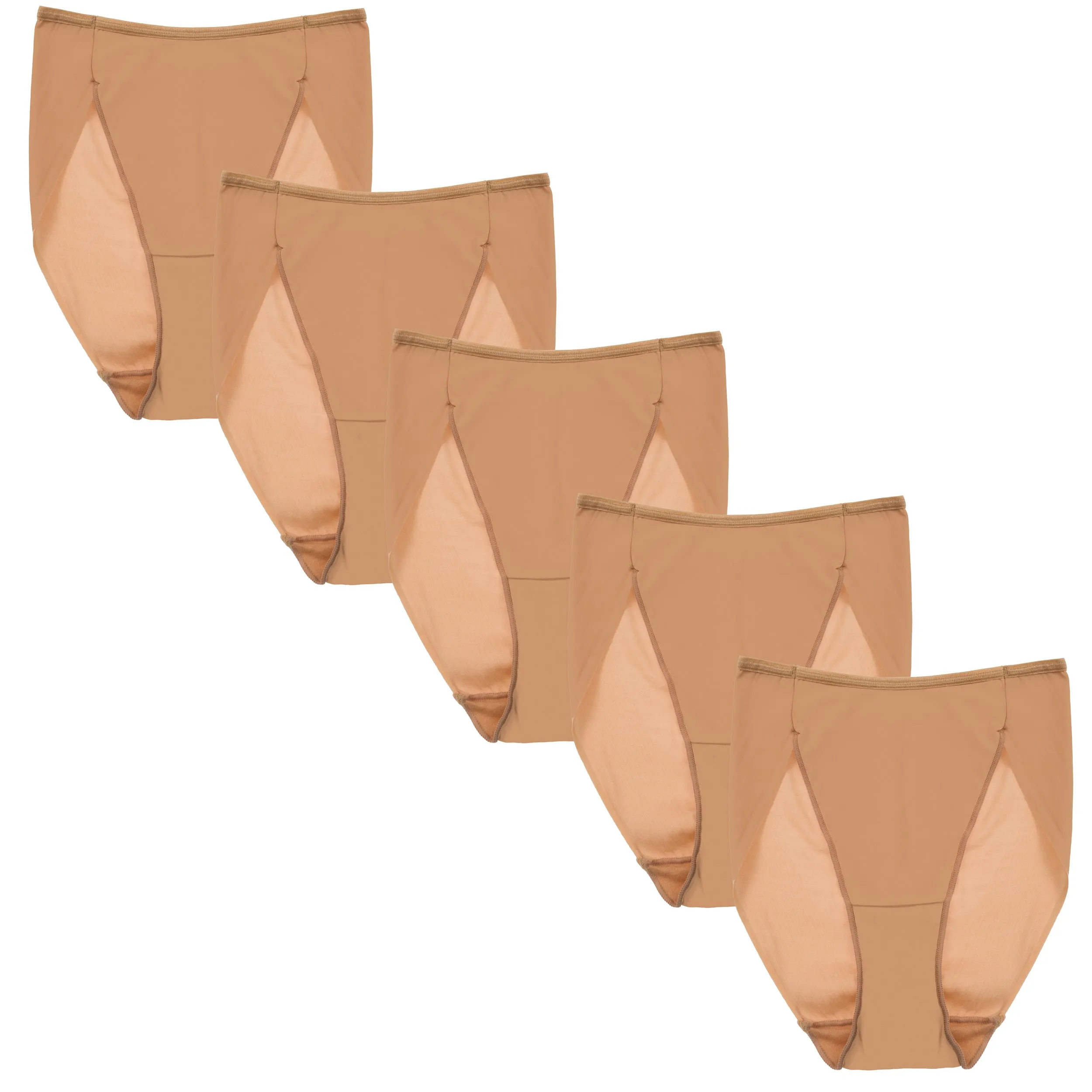 5-Pack Microfiber High-Cut Brief