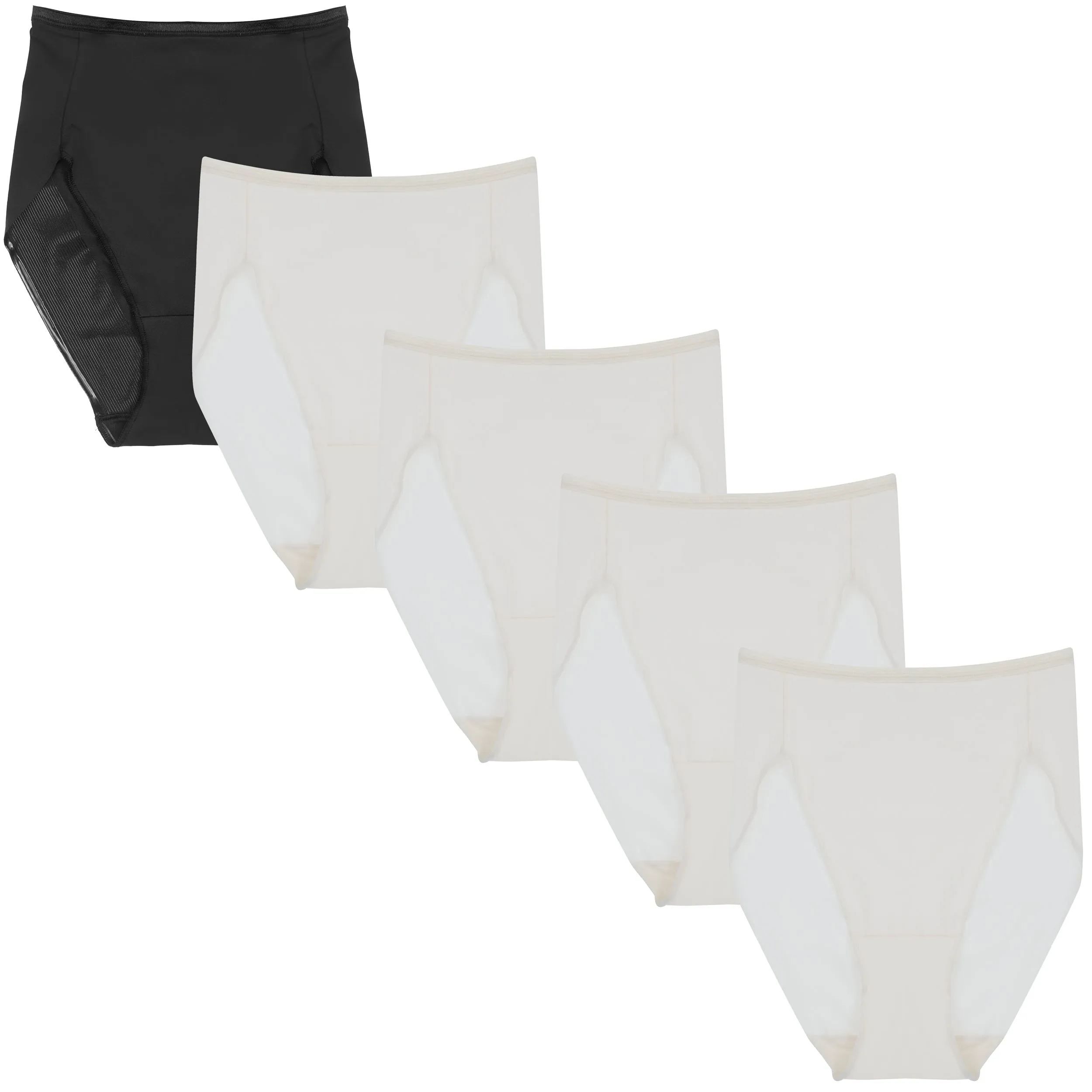 5-Pack Microfiber High-Cut Brief