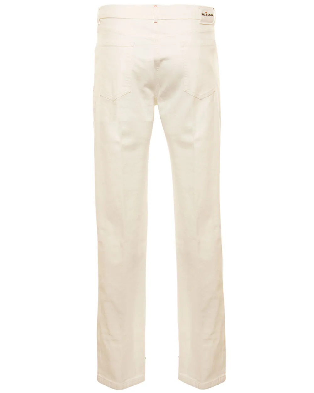 5 Pocket Denim Pant in Icy White