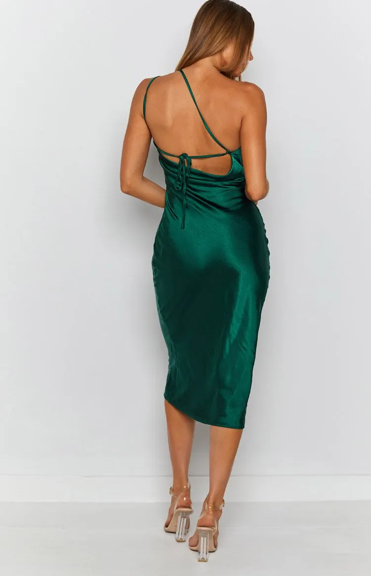 Adella Midi Dress Emerald