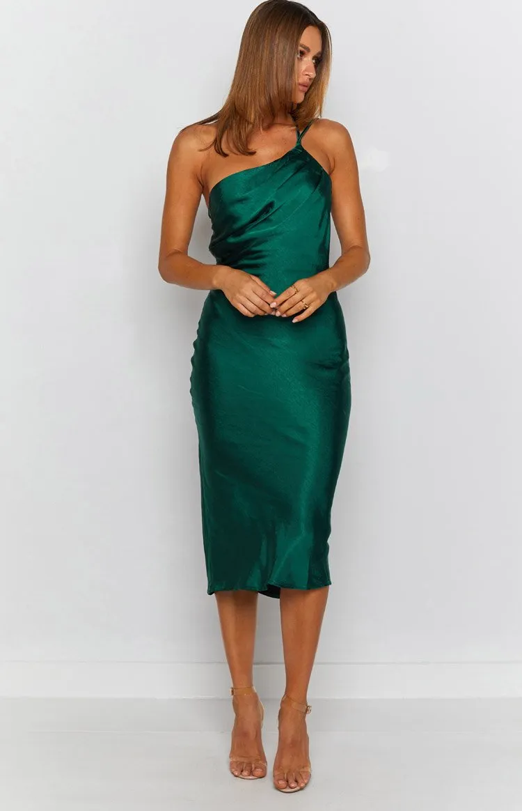 Adella Midi Dress Emerald