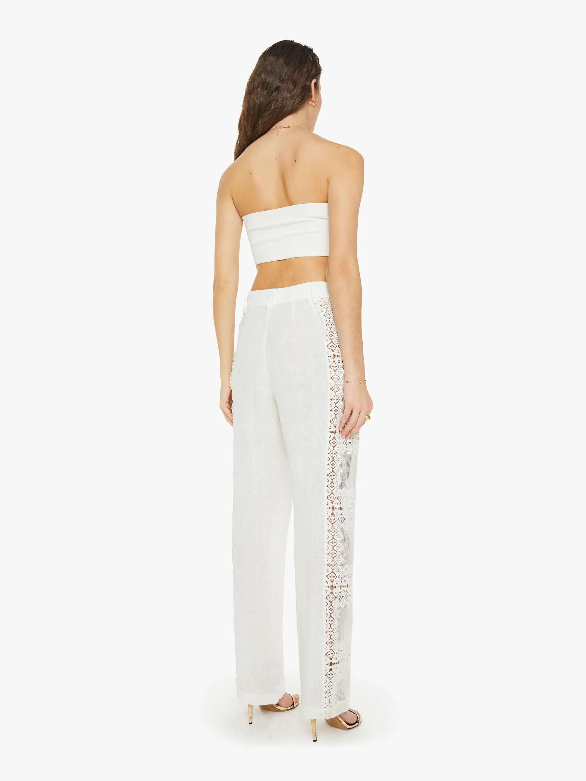 Alix Of Bohemia Colette Picnic Eyelet Pant - Ivory