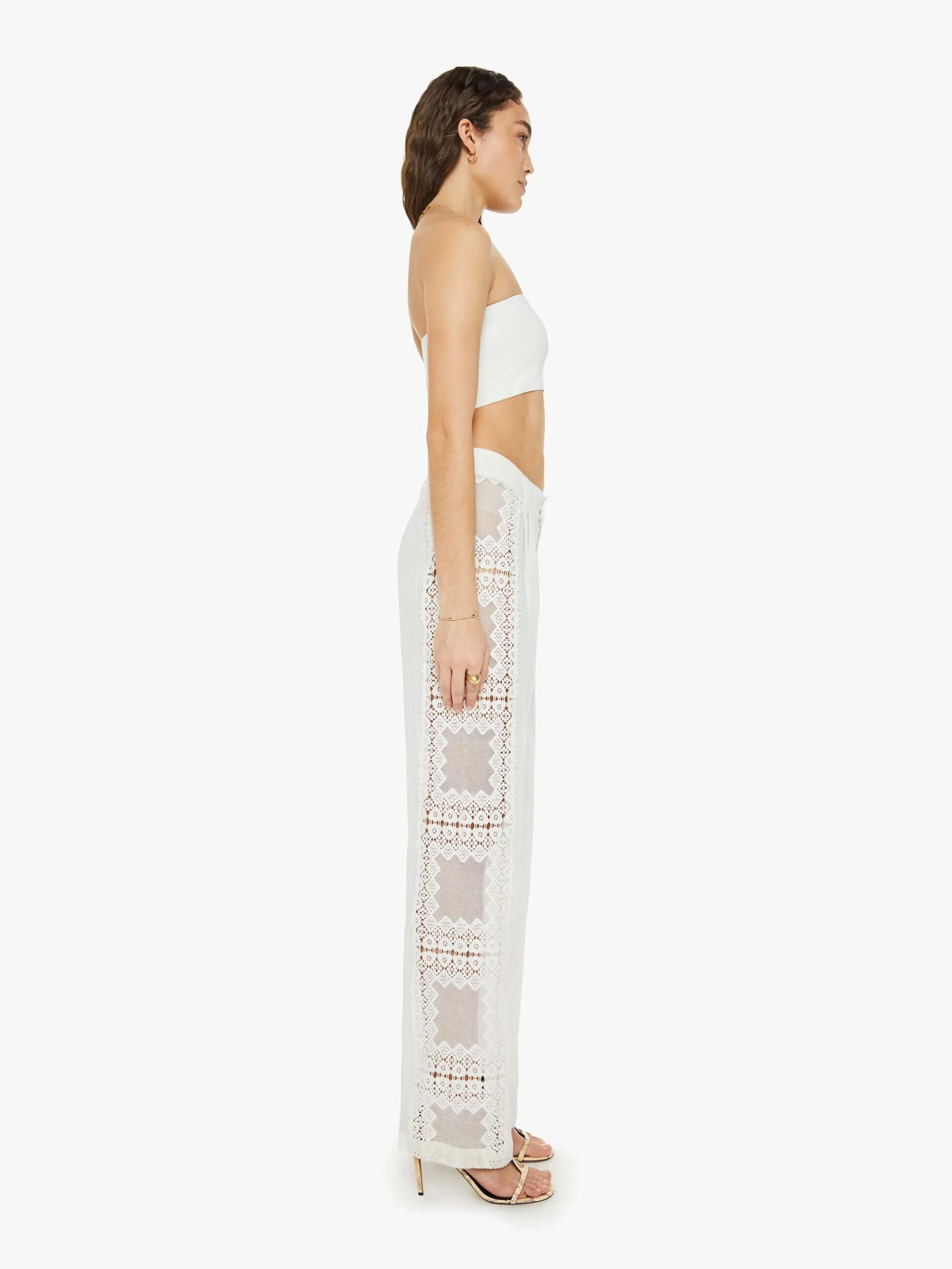 Alix Of Bohemia Colette Picnic Eyelet Pant - Ivory