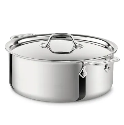 All-Clad 6 Qt Stock Pot with Lid, Stainless Steel