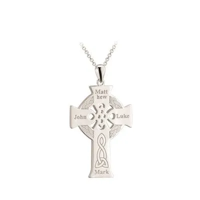 Apostles Celtic Cross (reversible) Pendant