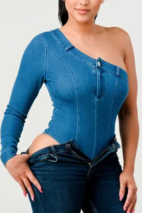 ATHINA DENIM BODYSUIT