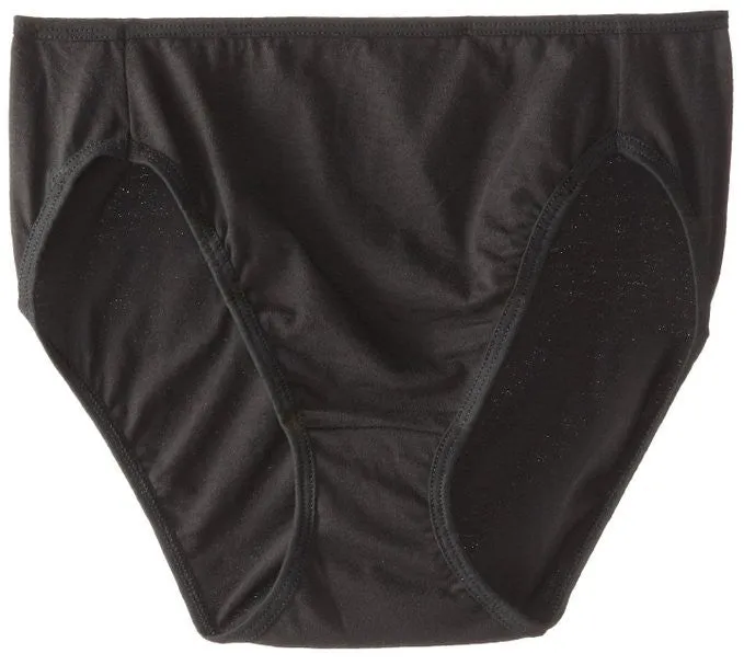 Bali Women's Luxe Cotton 3 Pack Hi-Cut Panty V883