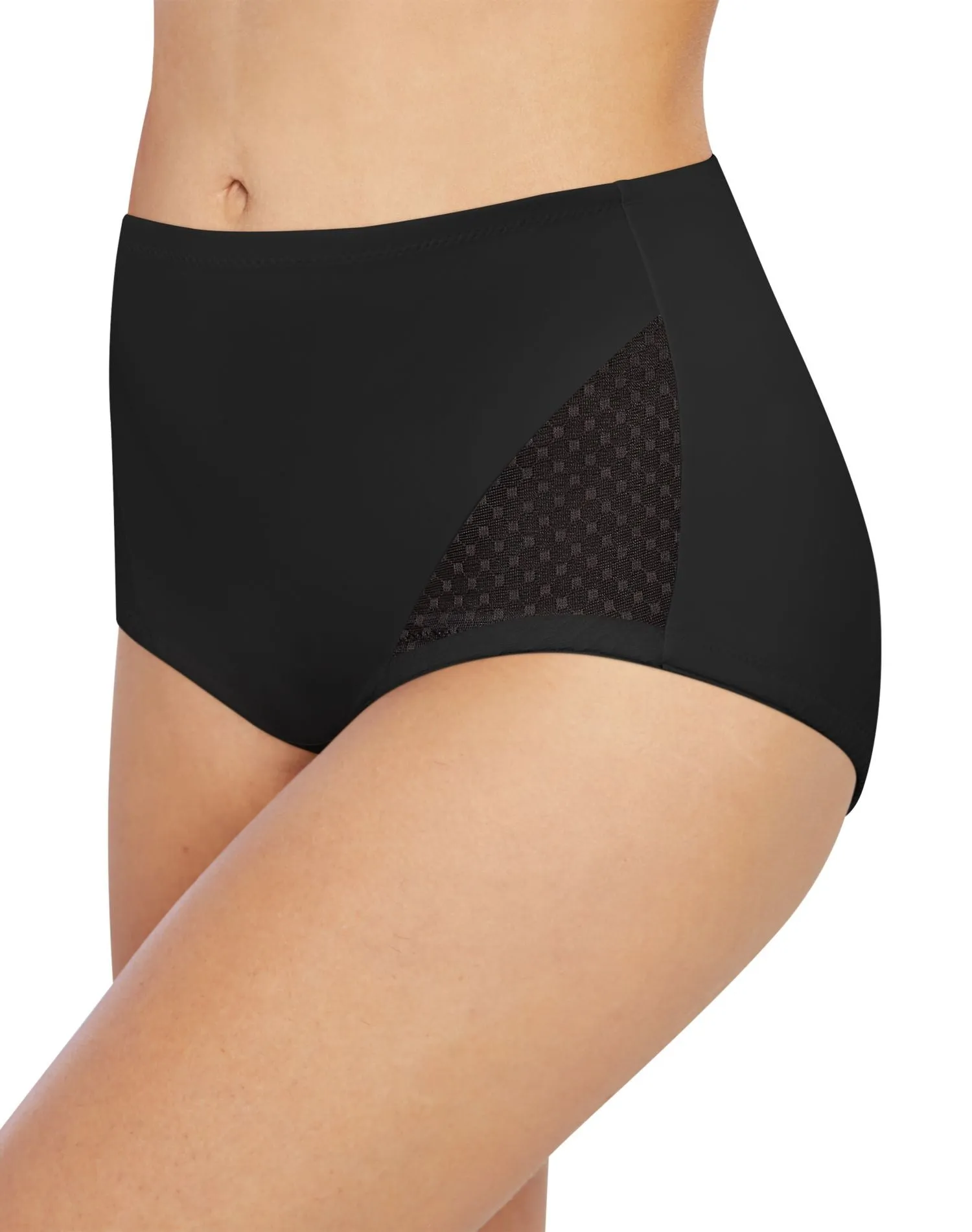 Bali Womens Passion for Comfort Firm Control Shaping Brief, 2-Pack