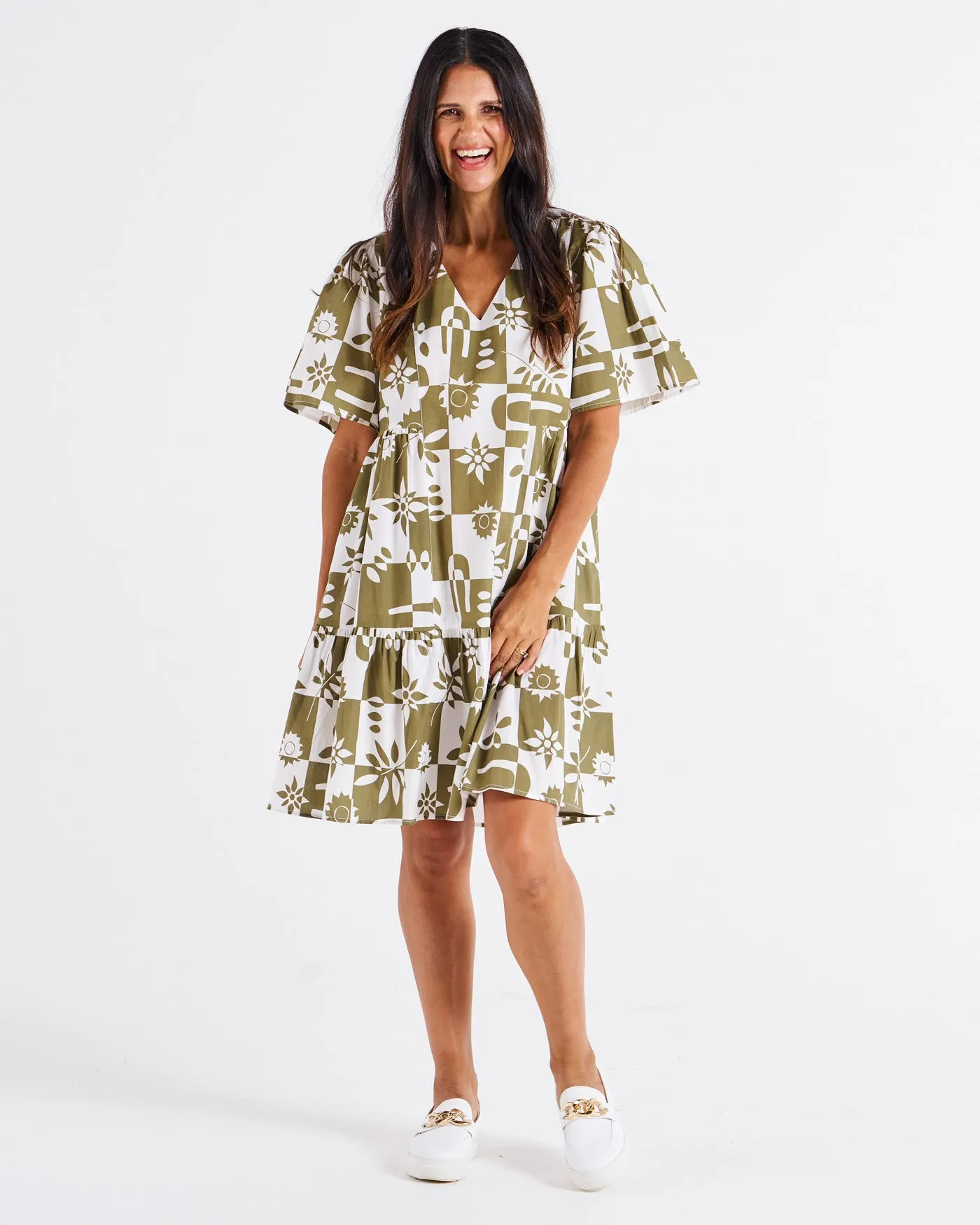 Betty Basics Bacardi Dress Geo Floral