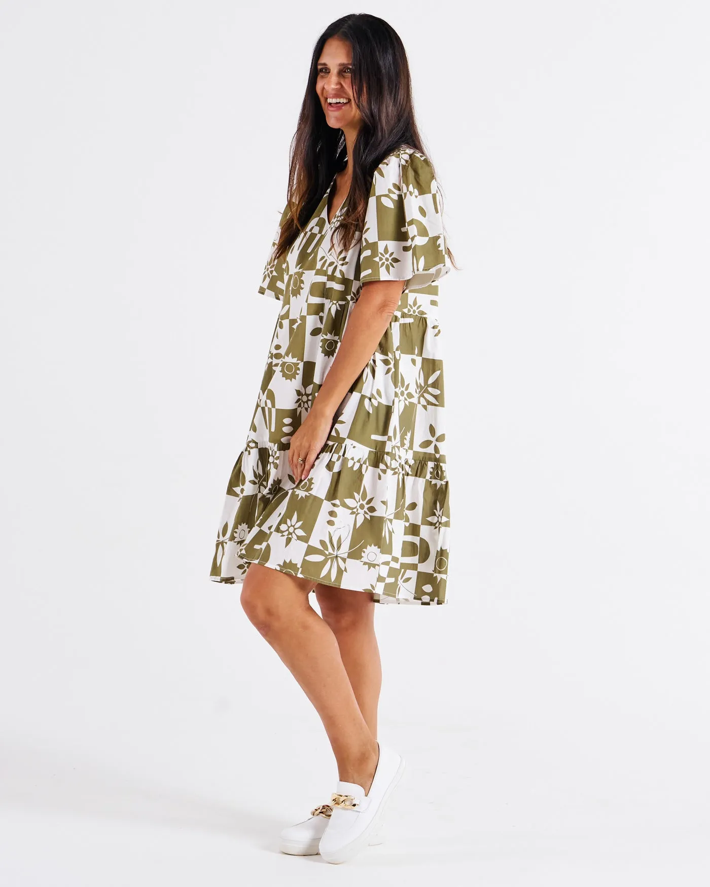 Betty Basics Bacardi Dress Geo Floral