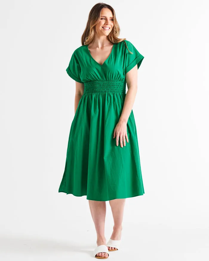 Betty Basics Carrie Dress Holly Green