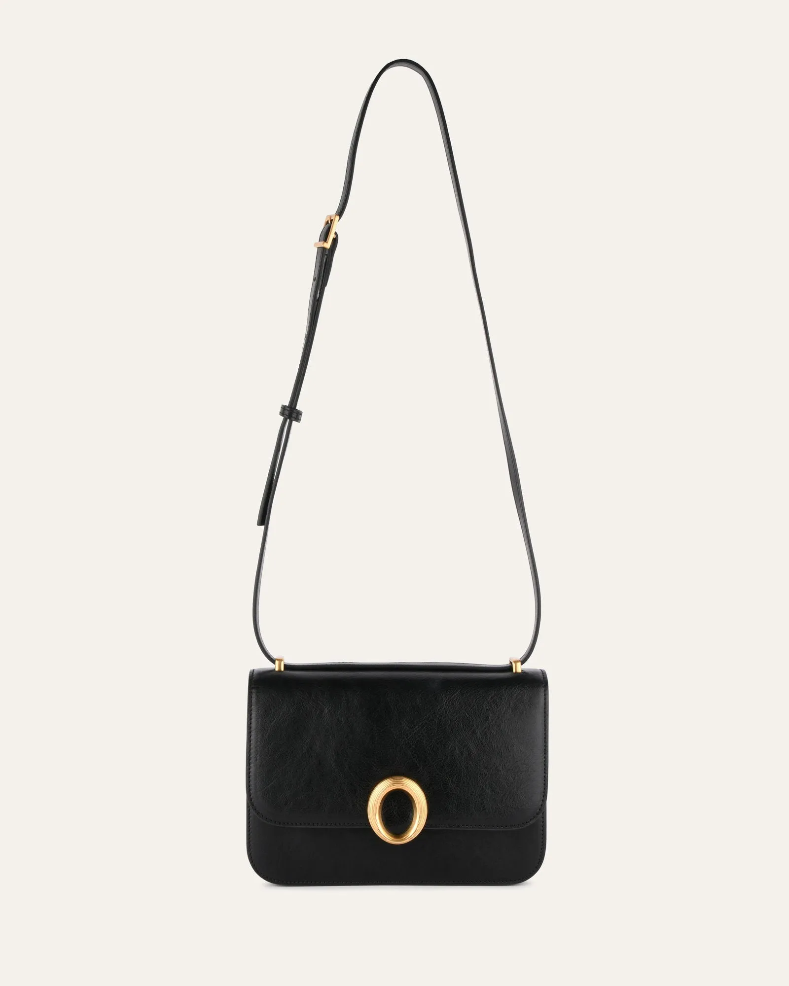 BOBBIE CROSS BODY BLACK LEATHER