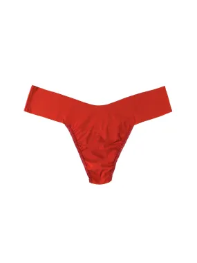 BreatheSoft® Natural Rise Thong Dark Persimmon Red Sale