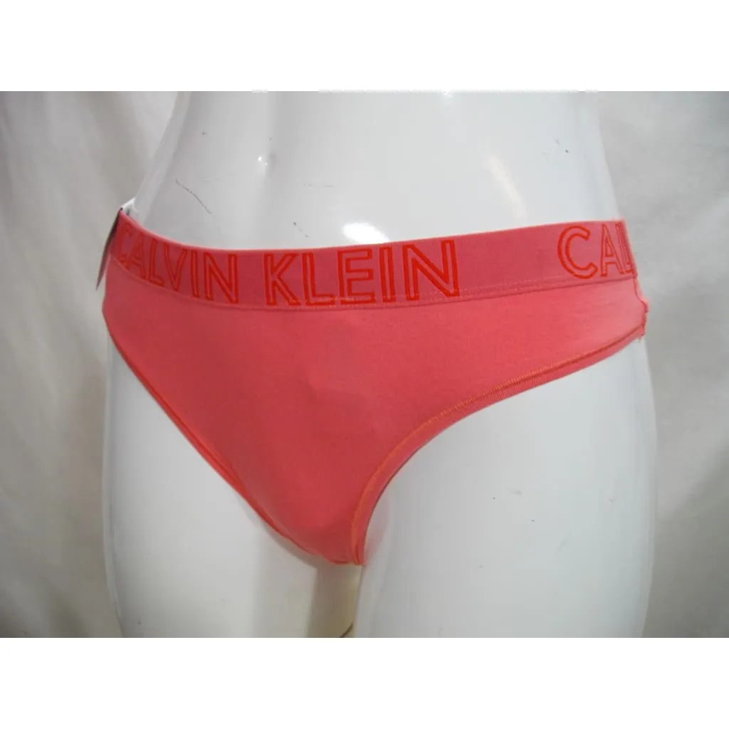 Calvin Klein QD3636 CK Ultimate Cotton Thong XL X-LARGE Orange NWT