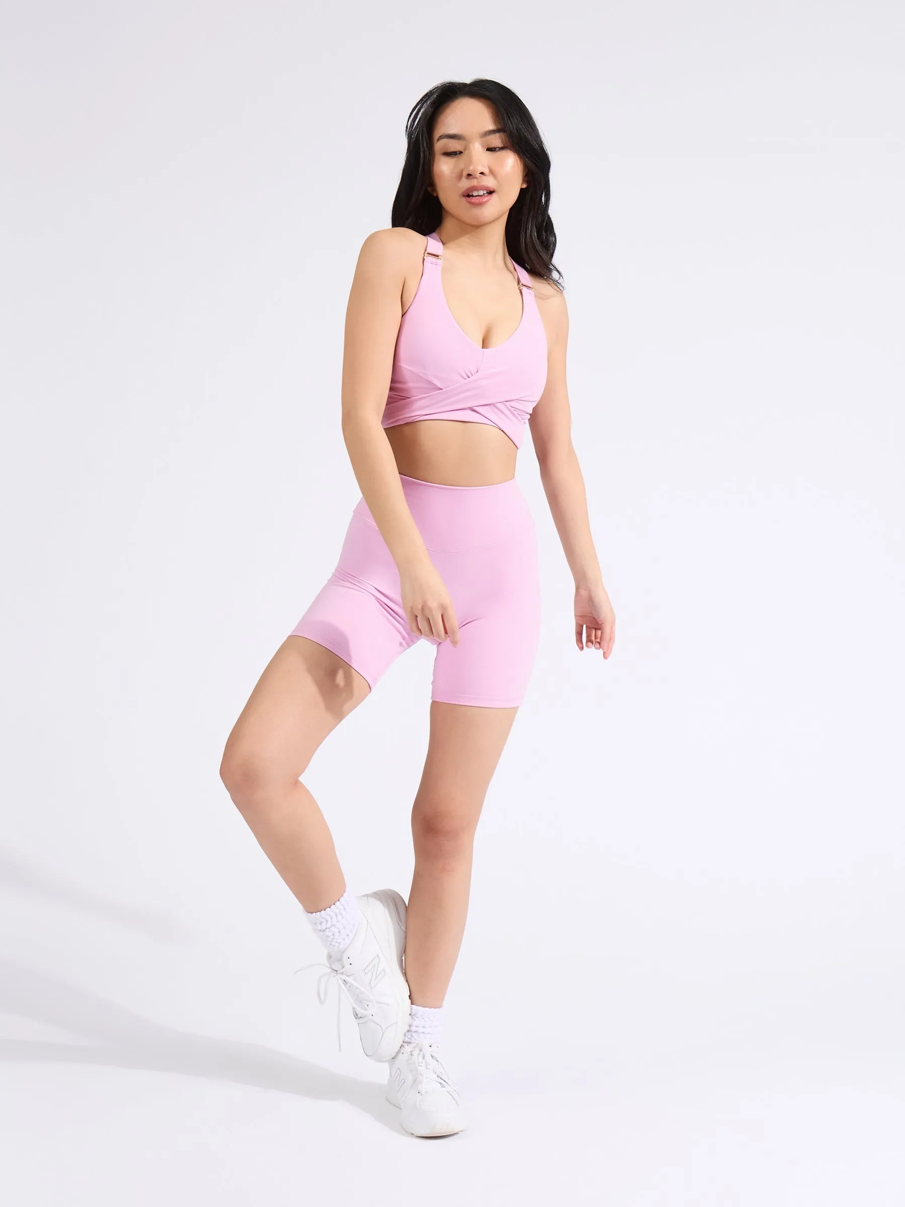 Candy Wrap Sports Bra - Lover Pink