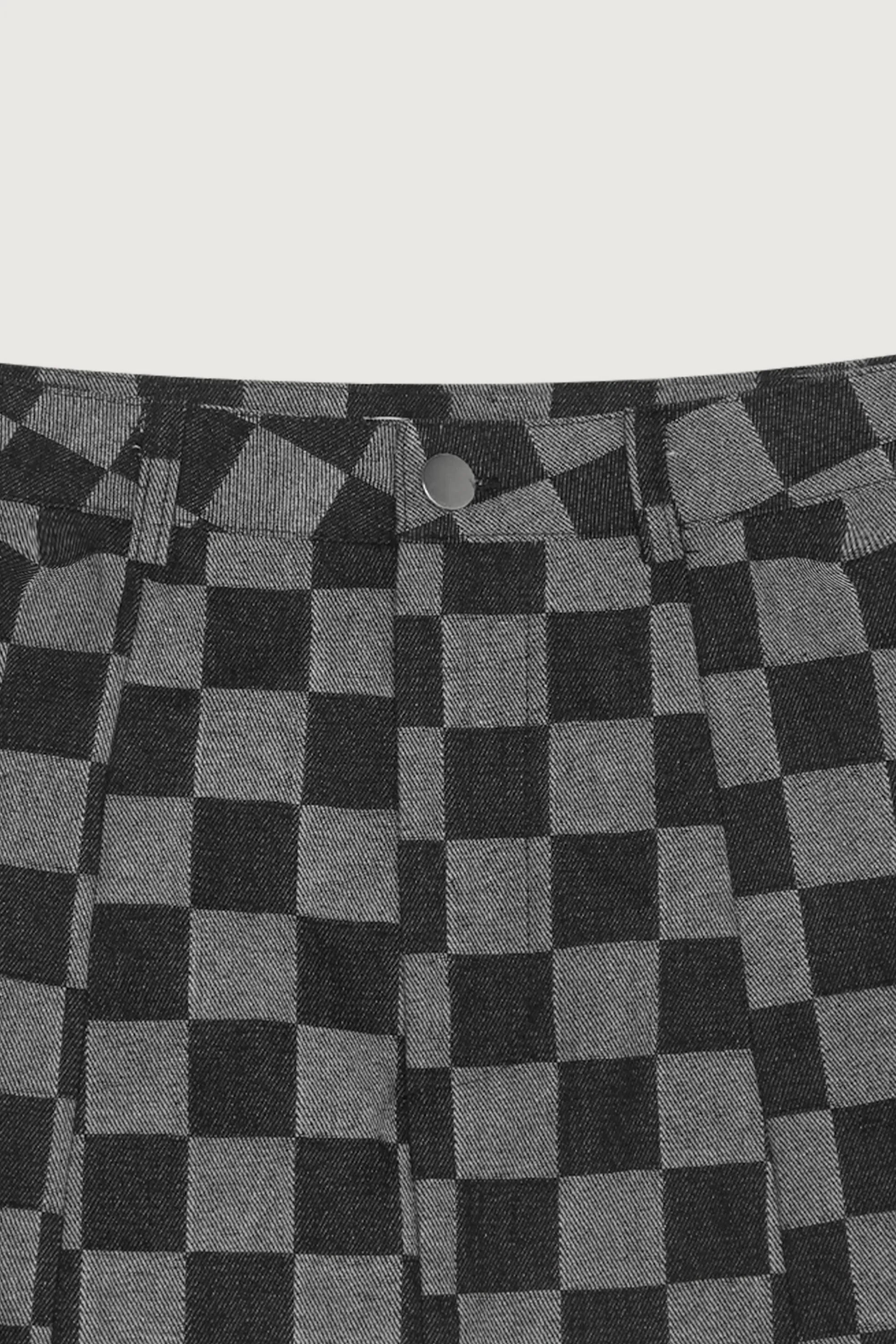 CHECKERED MINI SKIRT