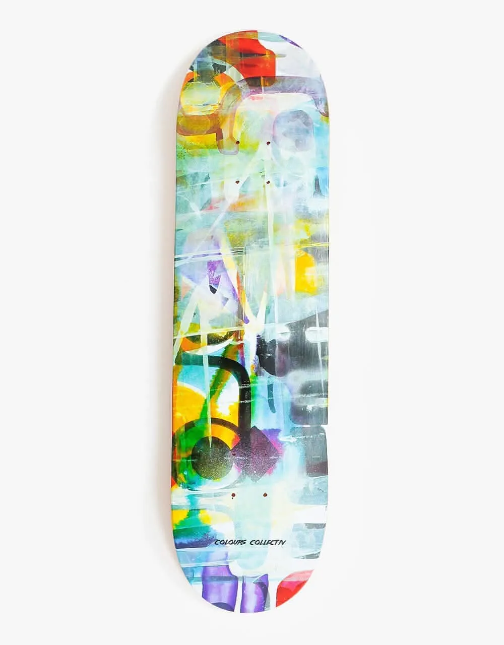 Colours Collectiv x Will Barras Grunge Skateboard Deck - 8.2