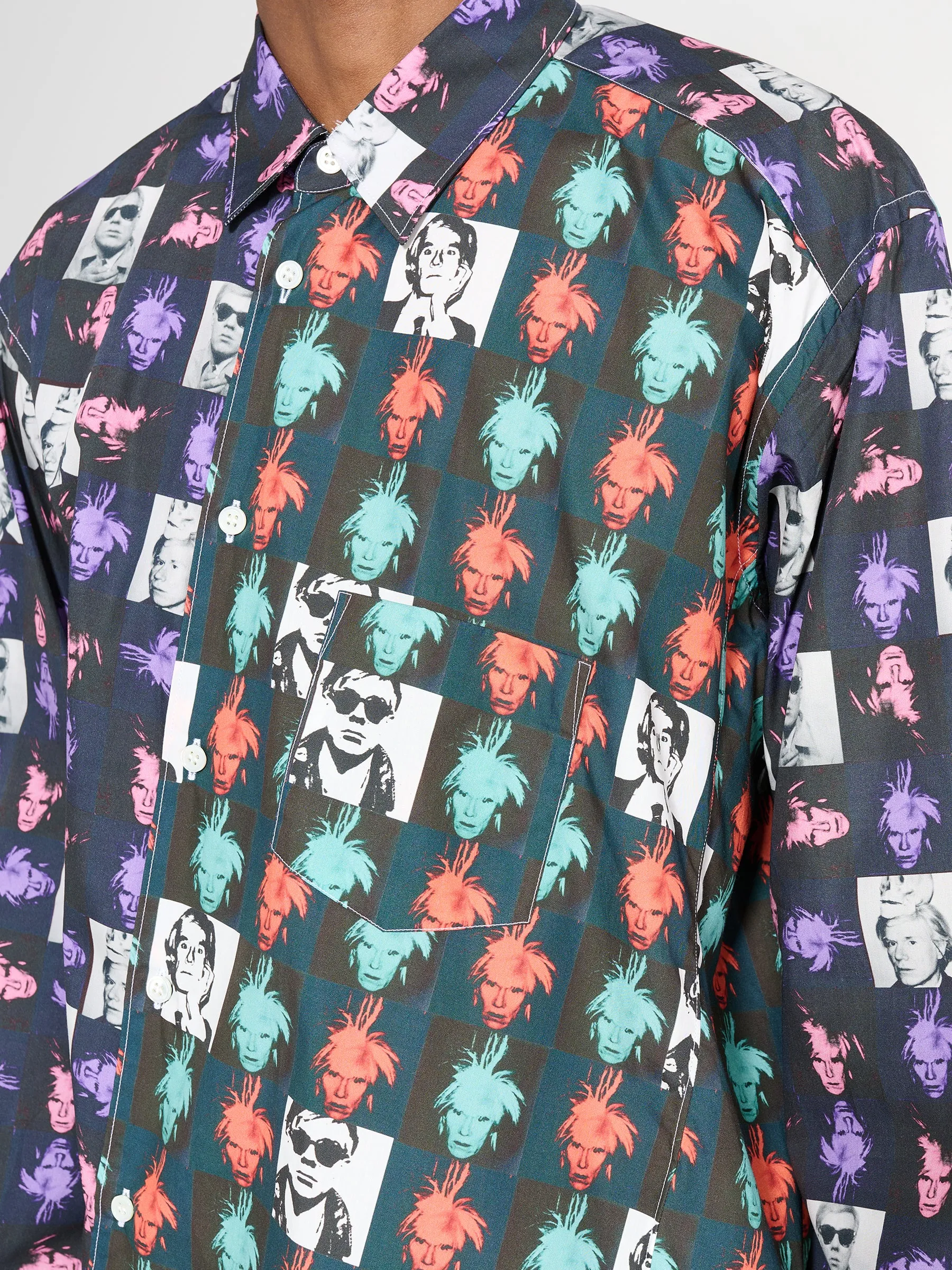 Comme des Garons Shirt Andy Warhol Shirt