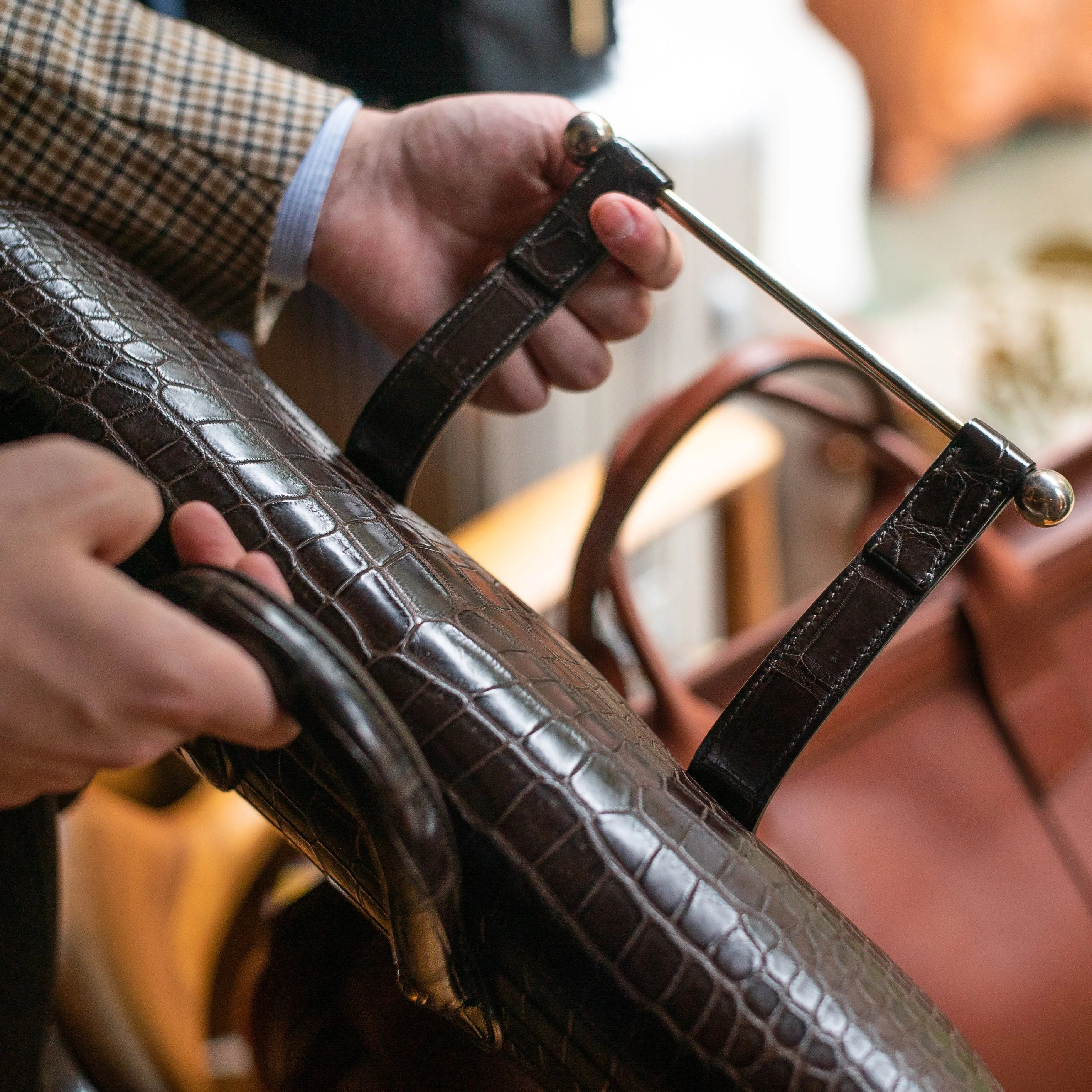 Crocodile Primula Briefcase