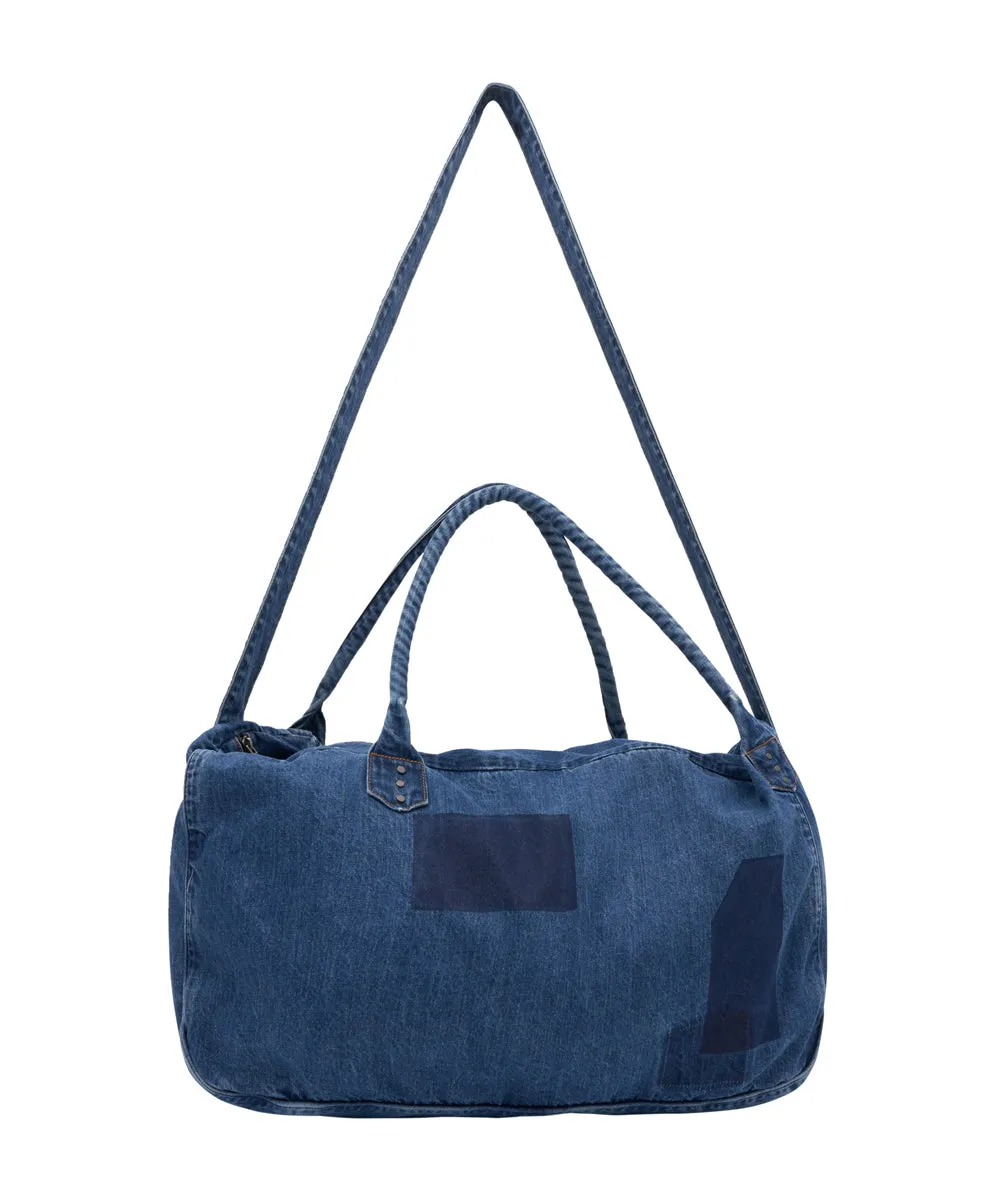 Denim Overnighter Duffle Bag - Salty Sailor Blue