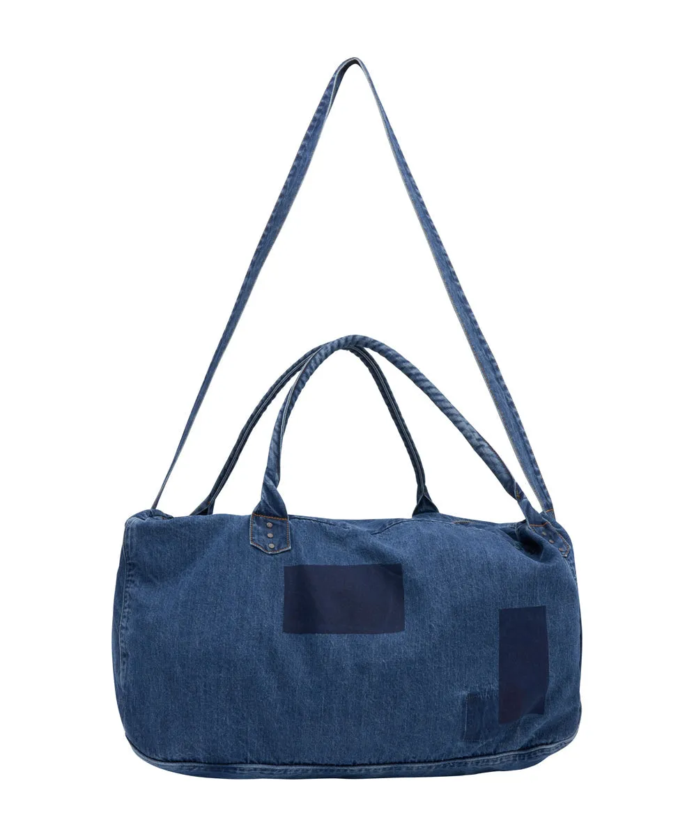 Denim Overnighter Duffle Bag - Salty Sailor Blue