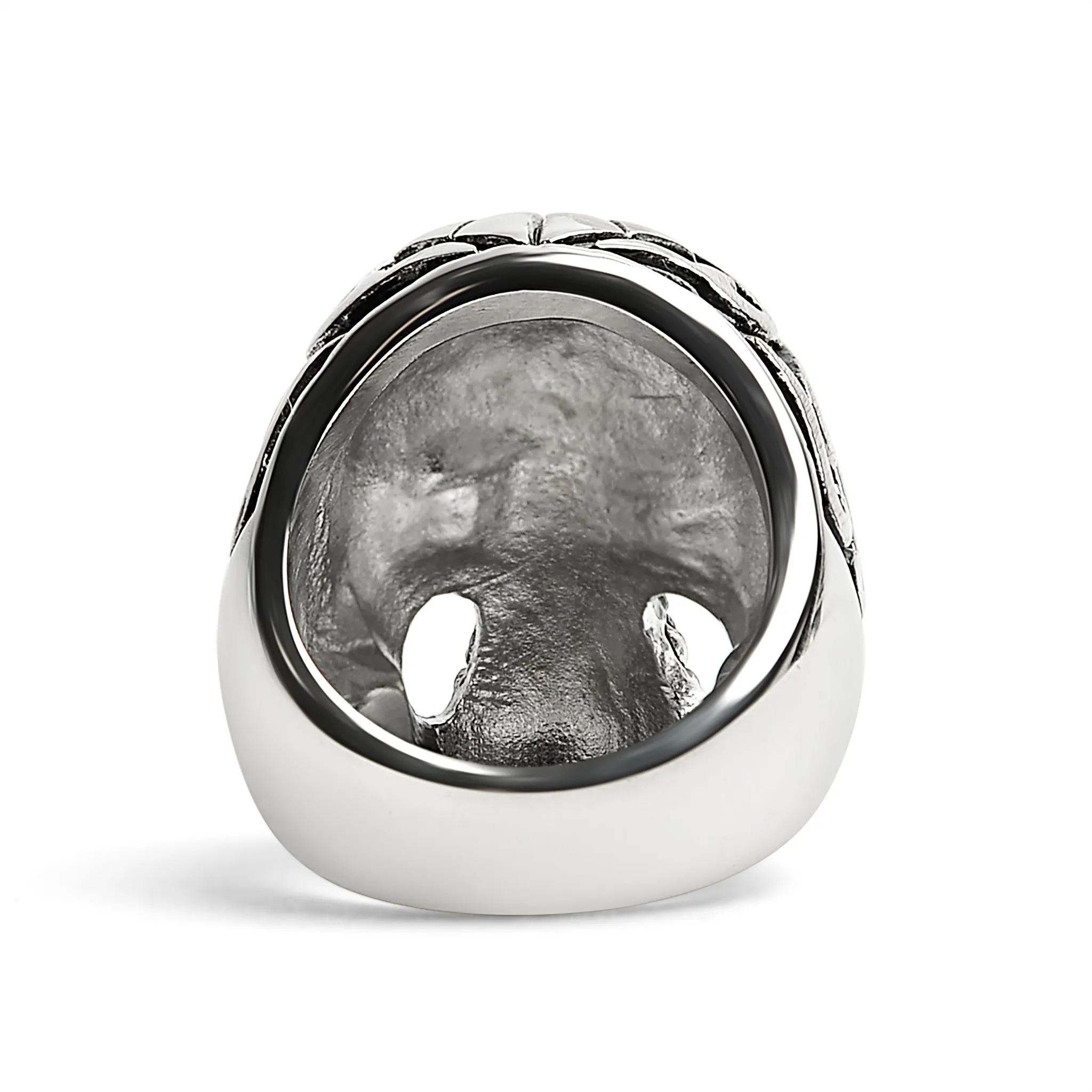 Detailed Skull Stainless Steel Ring / SCR4051