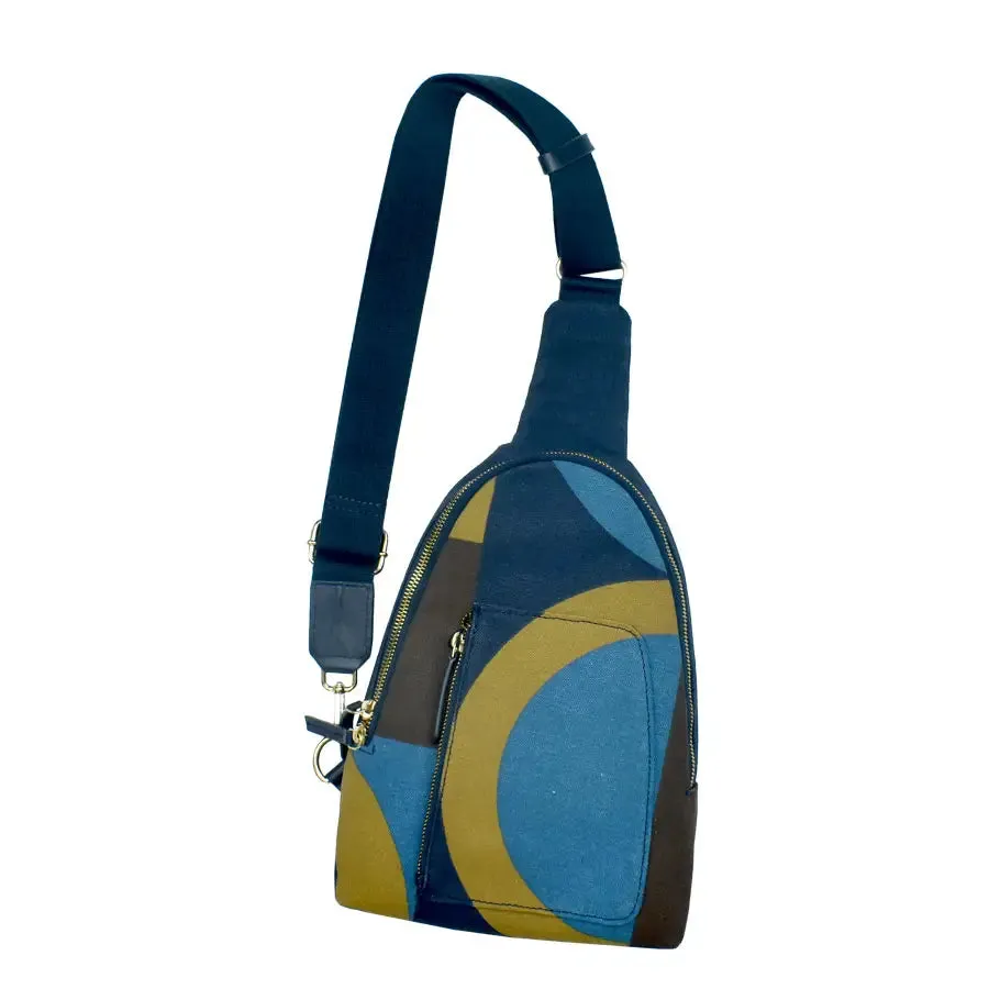 DUPATA CHIHIRO SLING CROSSBODY BAG BLUE