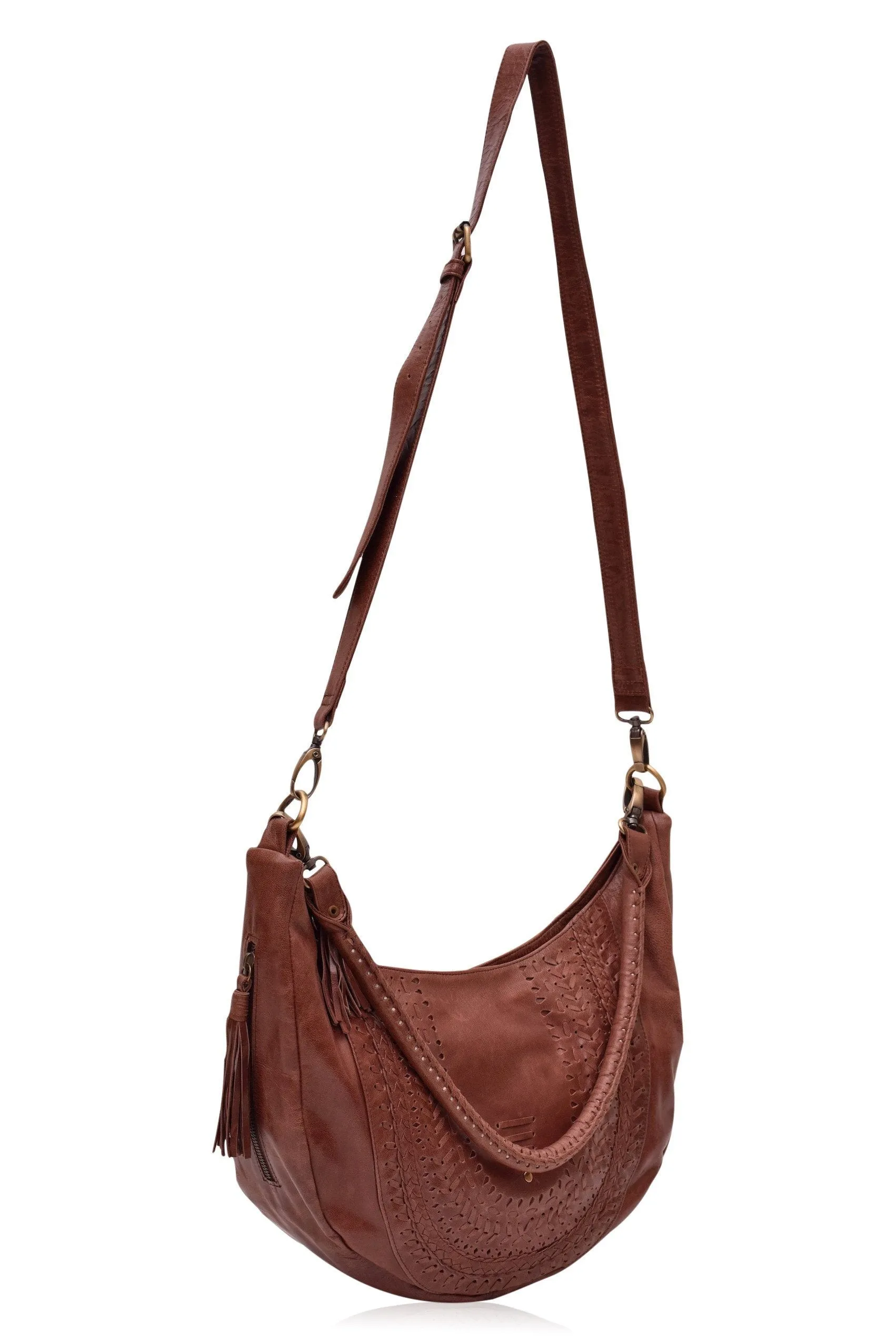 Elysian Coast Leather Crossbody Bag