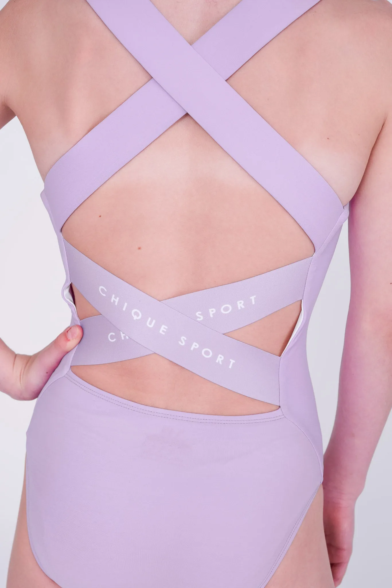 Empower Sleeveless Leotard in Amethyst