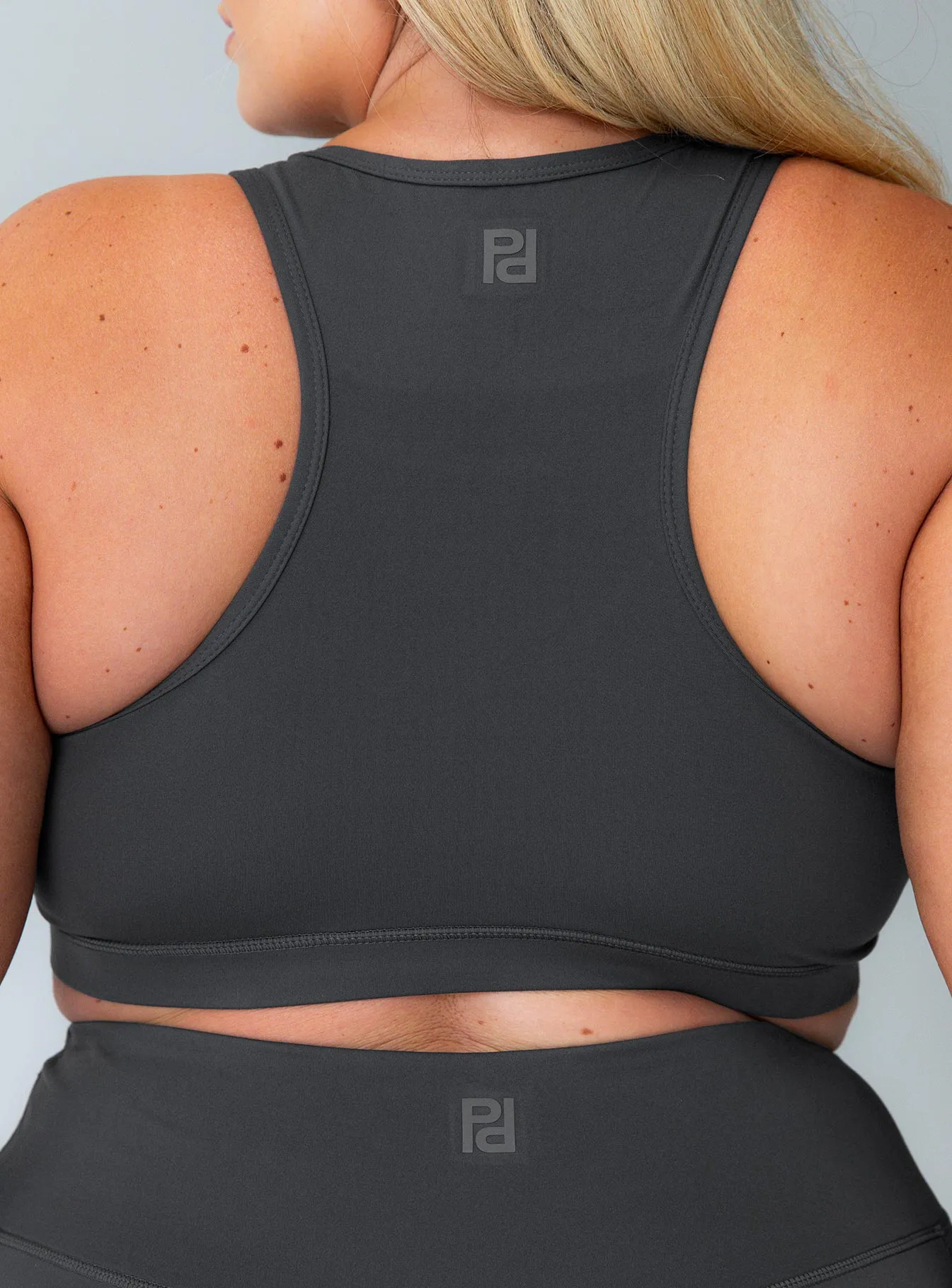 Energised Activewear Top Grey Curve