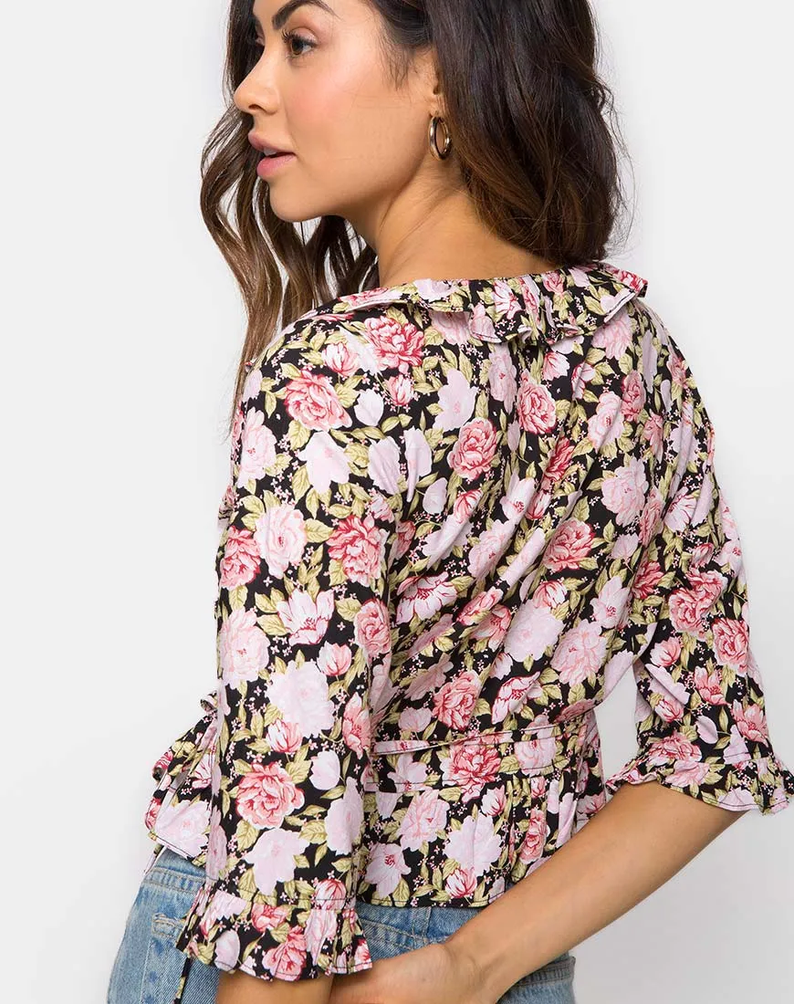 Giam Top in Bloom Floral