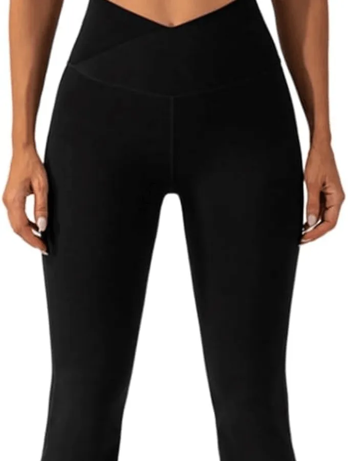 HIGH WAISTED YOGA SET - BLACK