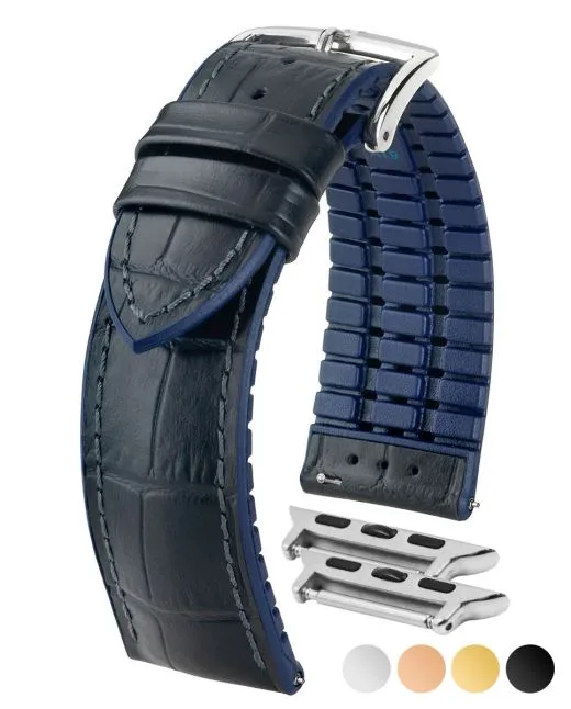 HIRSCH ANDY Performance Alligator Embossed Calfskin Watch Band  092 80 28