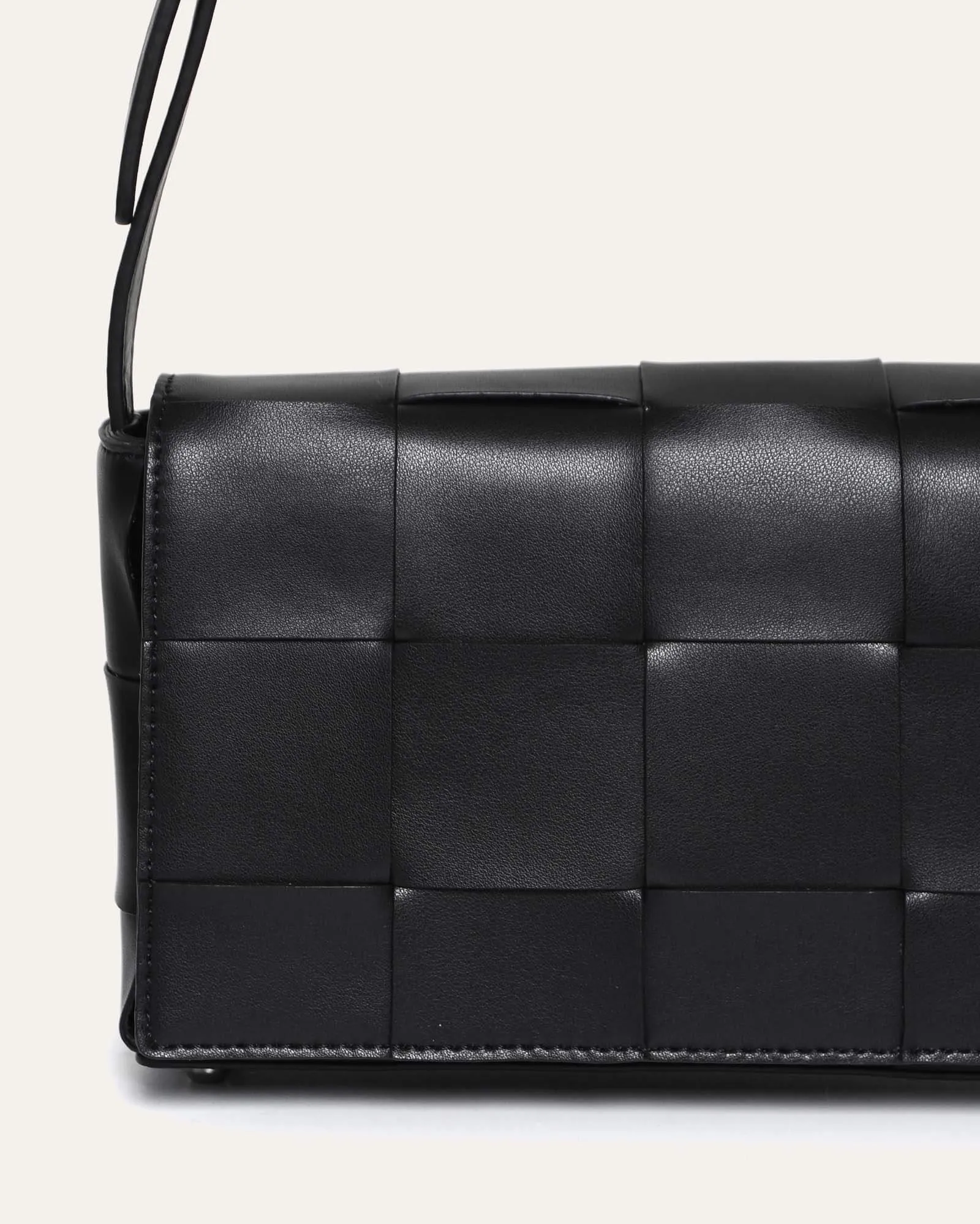 HONEY CROSS BODY BAG BLACK LEATHER