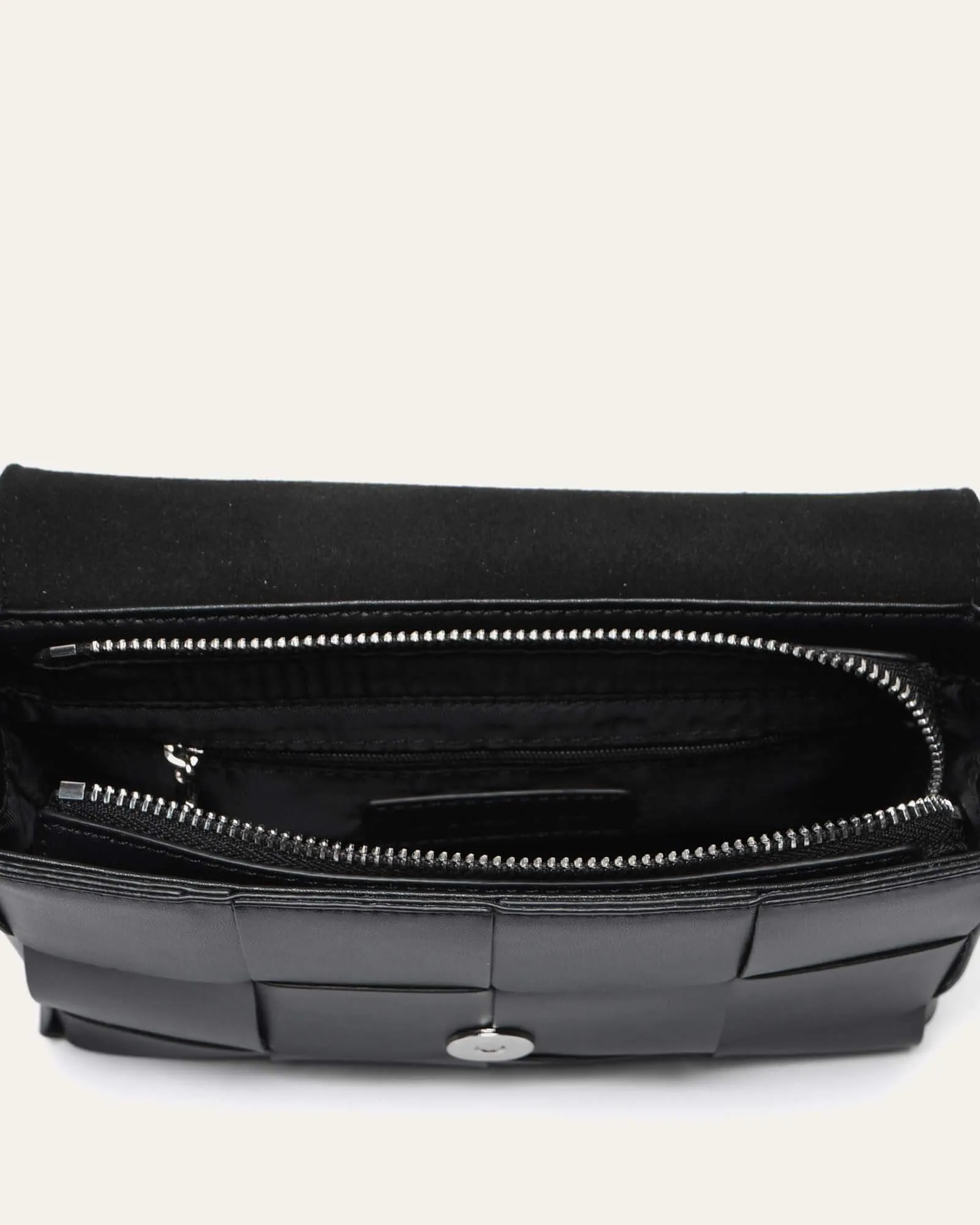 HONEY CROSS BODY BAG BLACK LEATHER