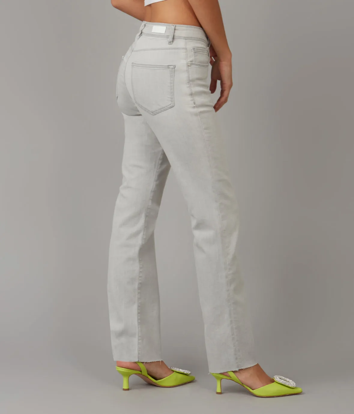 JASPER-MA Mid Rise Straight Jeans