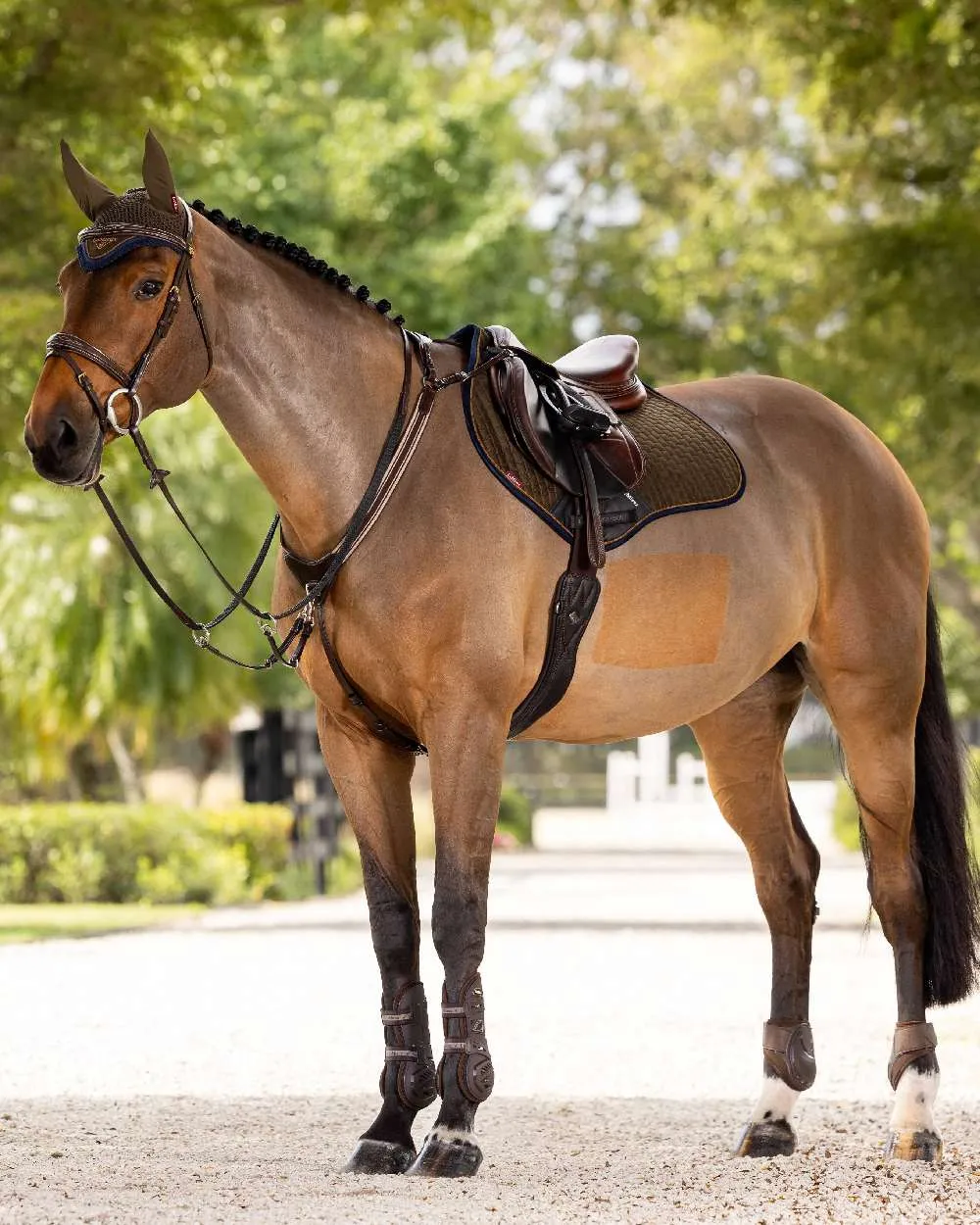 LeMieux Suede Close Contact Square Saddle Pad