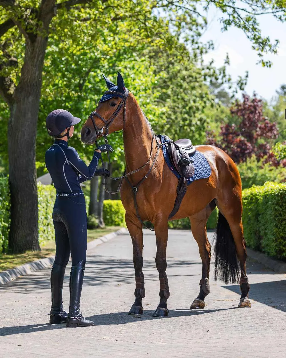 LeMieux Suede Close Contact Square Saddle Pad