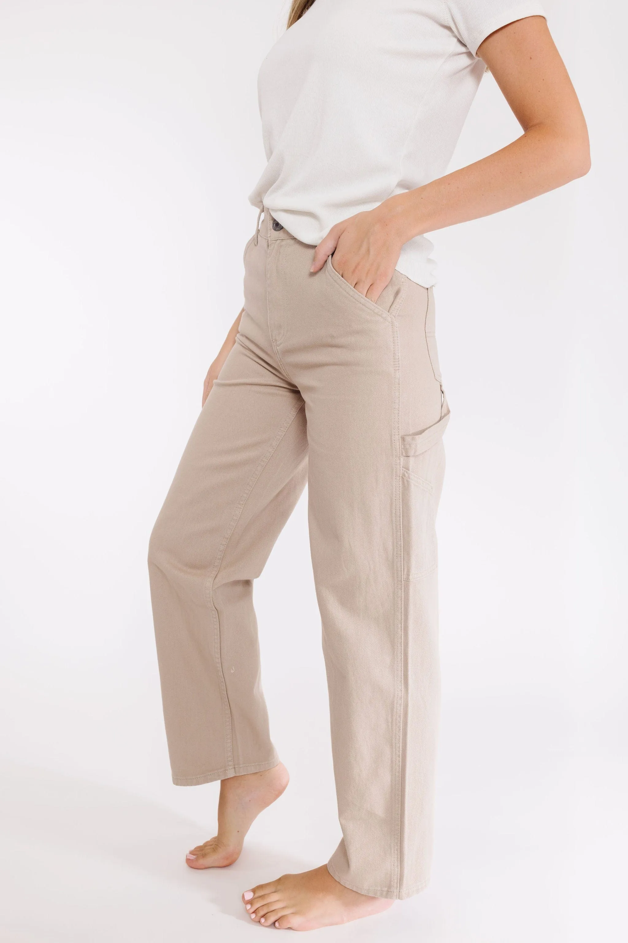 Marissa Pant in Khaki