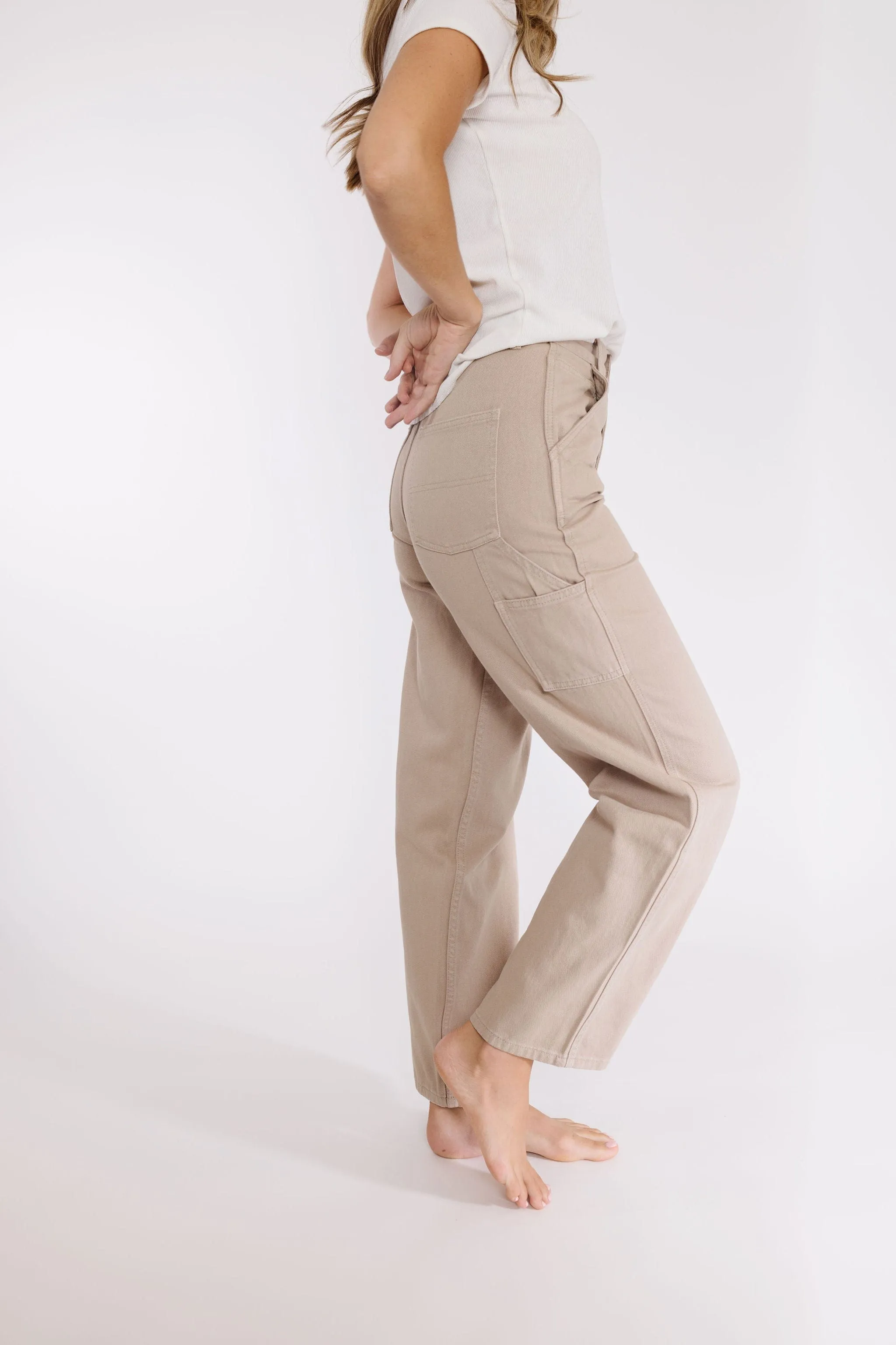 Marissa Pant in Khaki