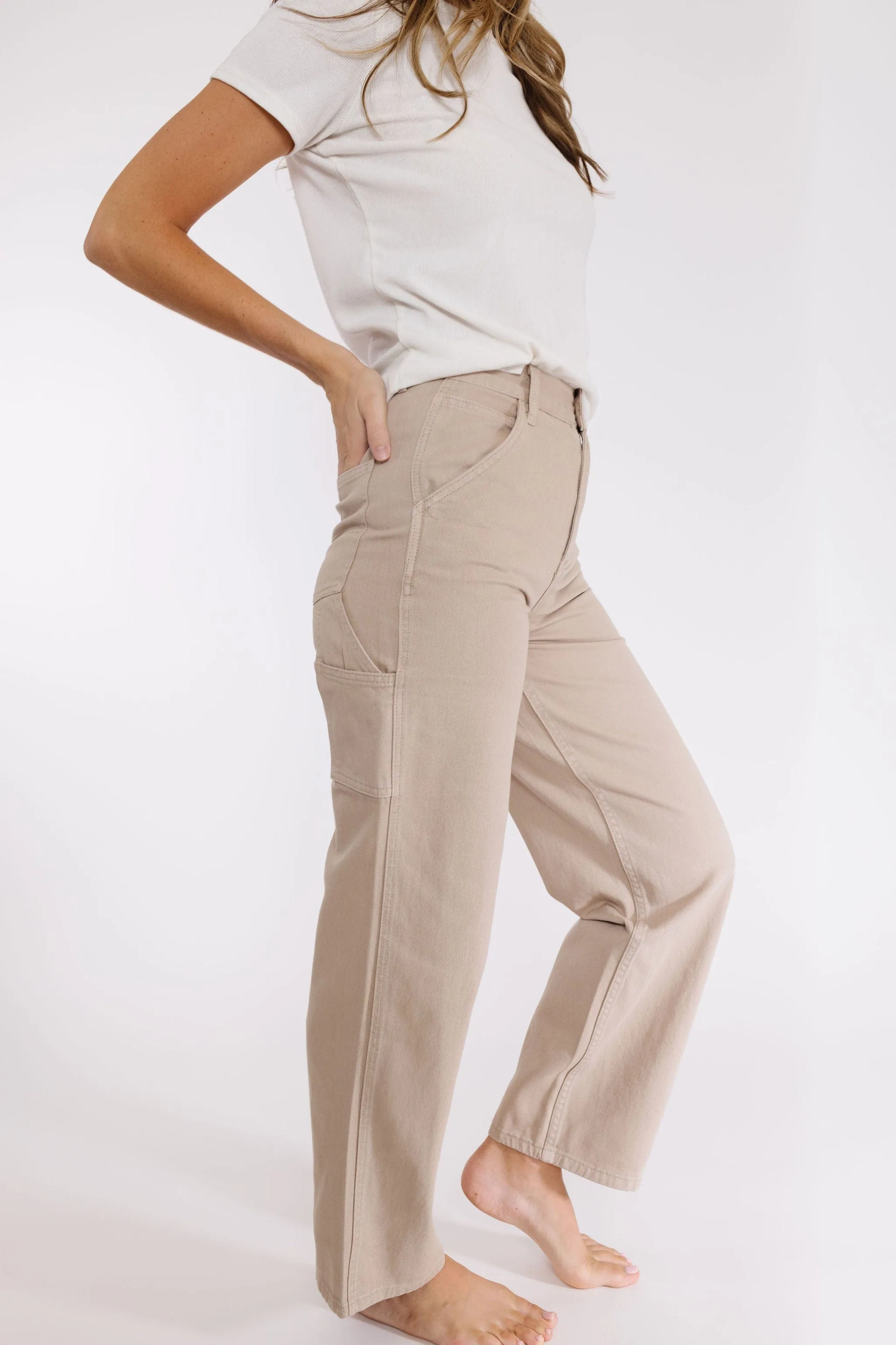 Marissa Pant in Khaki