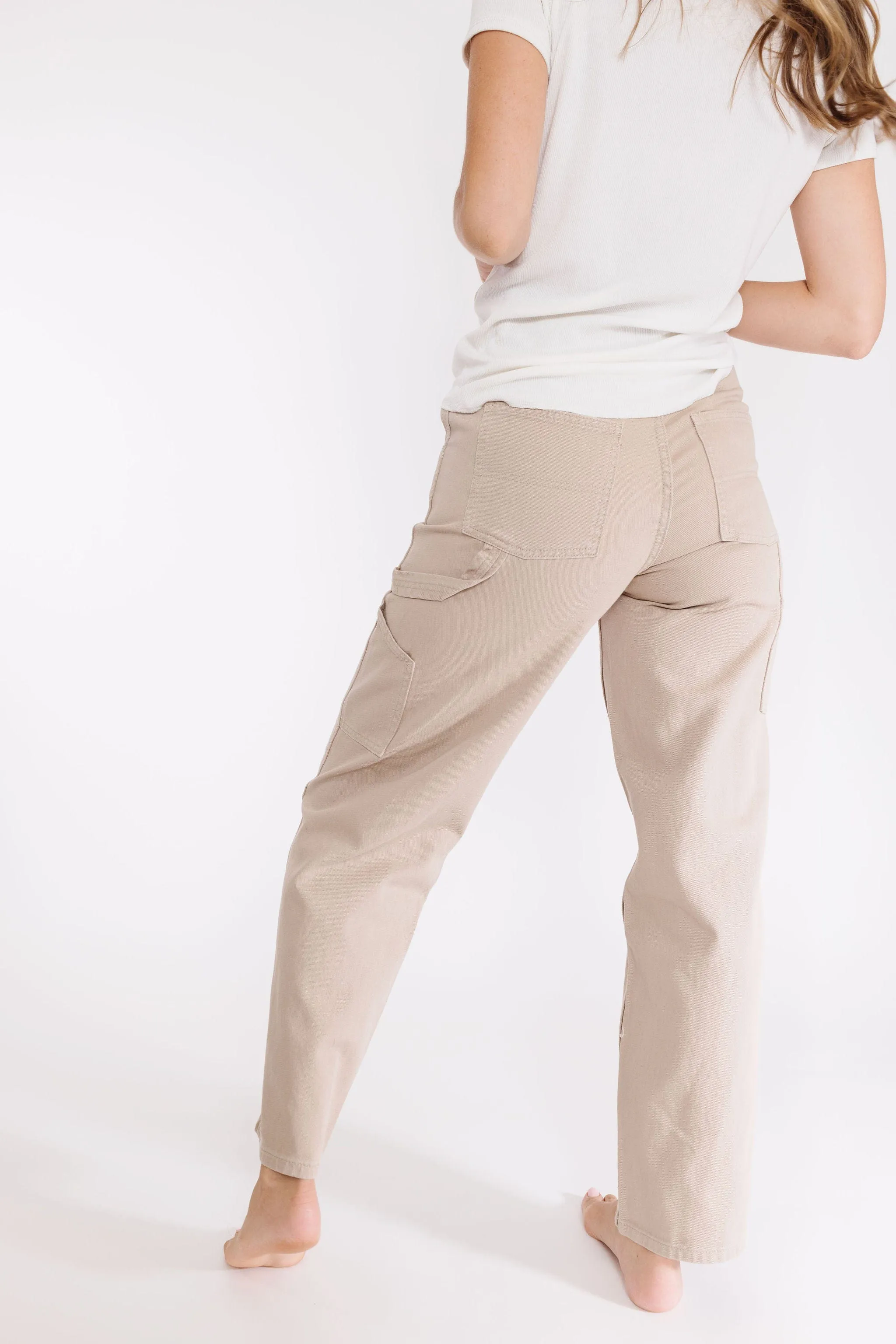 Marissa Pant in Khaki