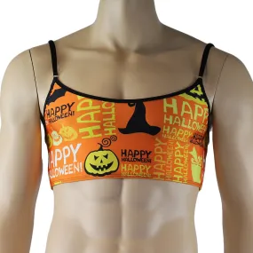 Mens Happy Halloween Camisole Top Underwear, Halloween Pumpkins