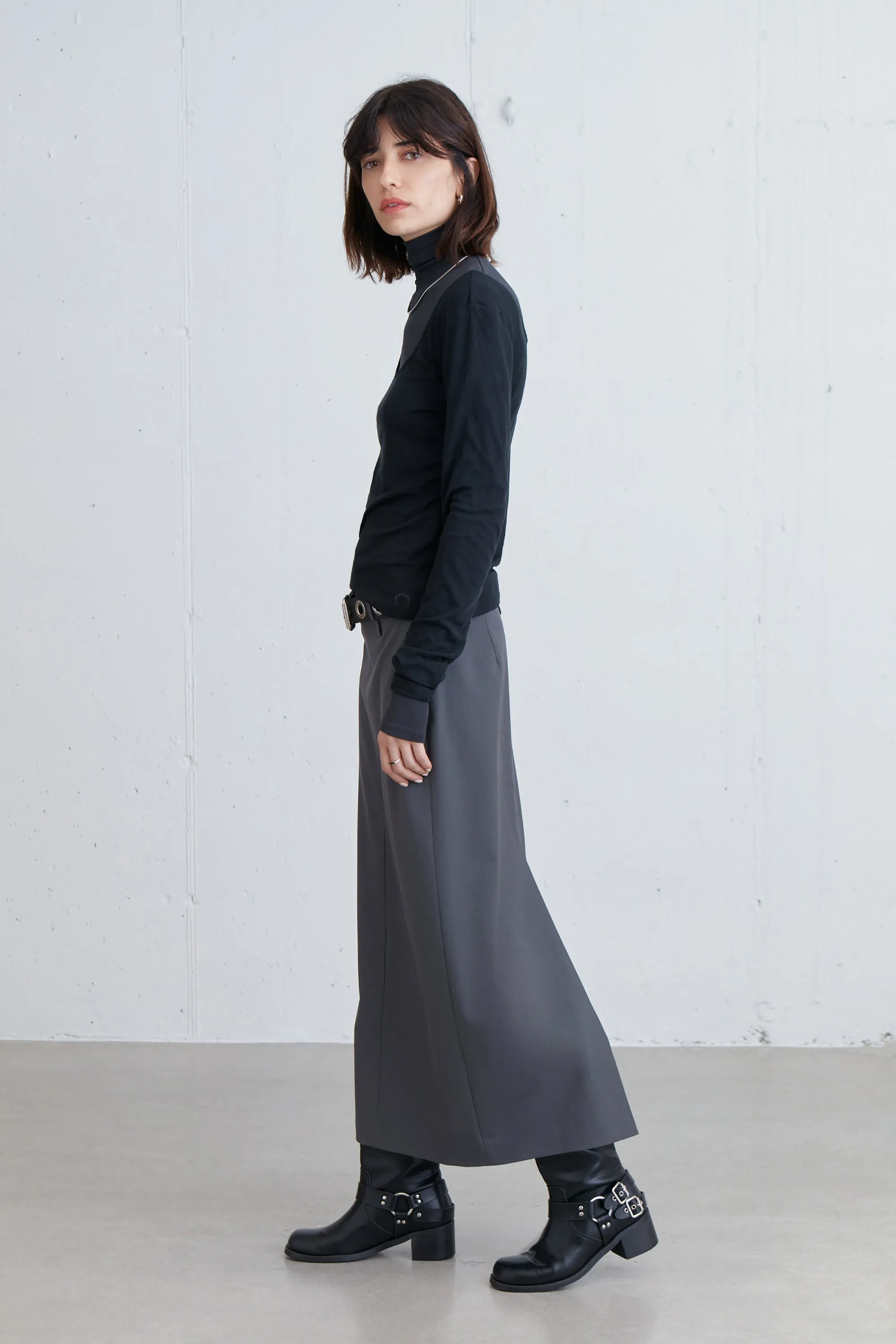 MIDI SUITING SKIRT