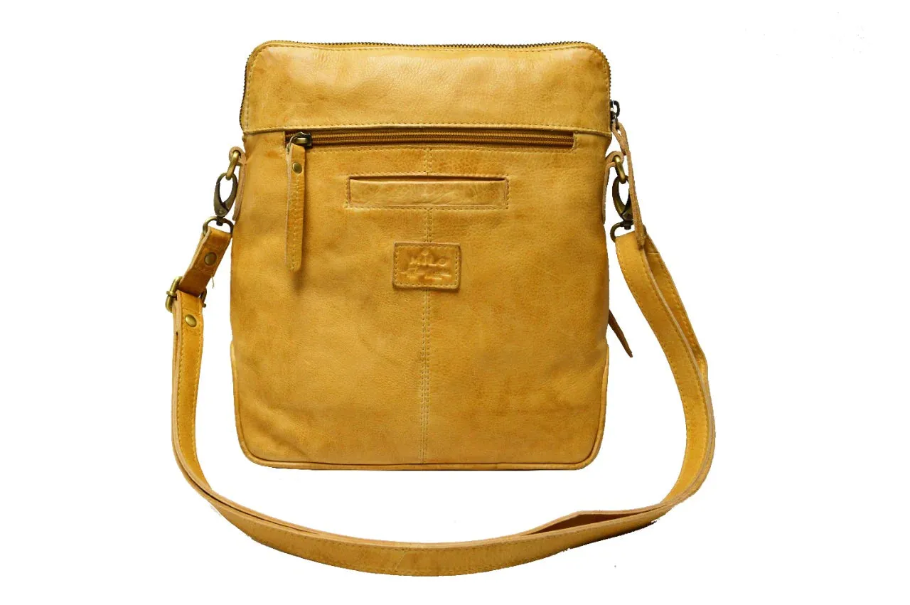 MILO 150 BOLOGNA WOVEN CROSSBODY BUCKSKIN