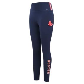 MLB BOSTON RED SOX CLASSIC WOMEN'S JERSEY LEGGING (MIDNIGHT NAVY)